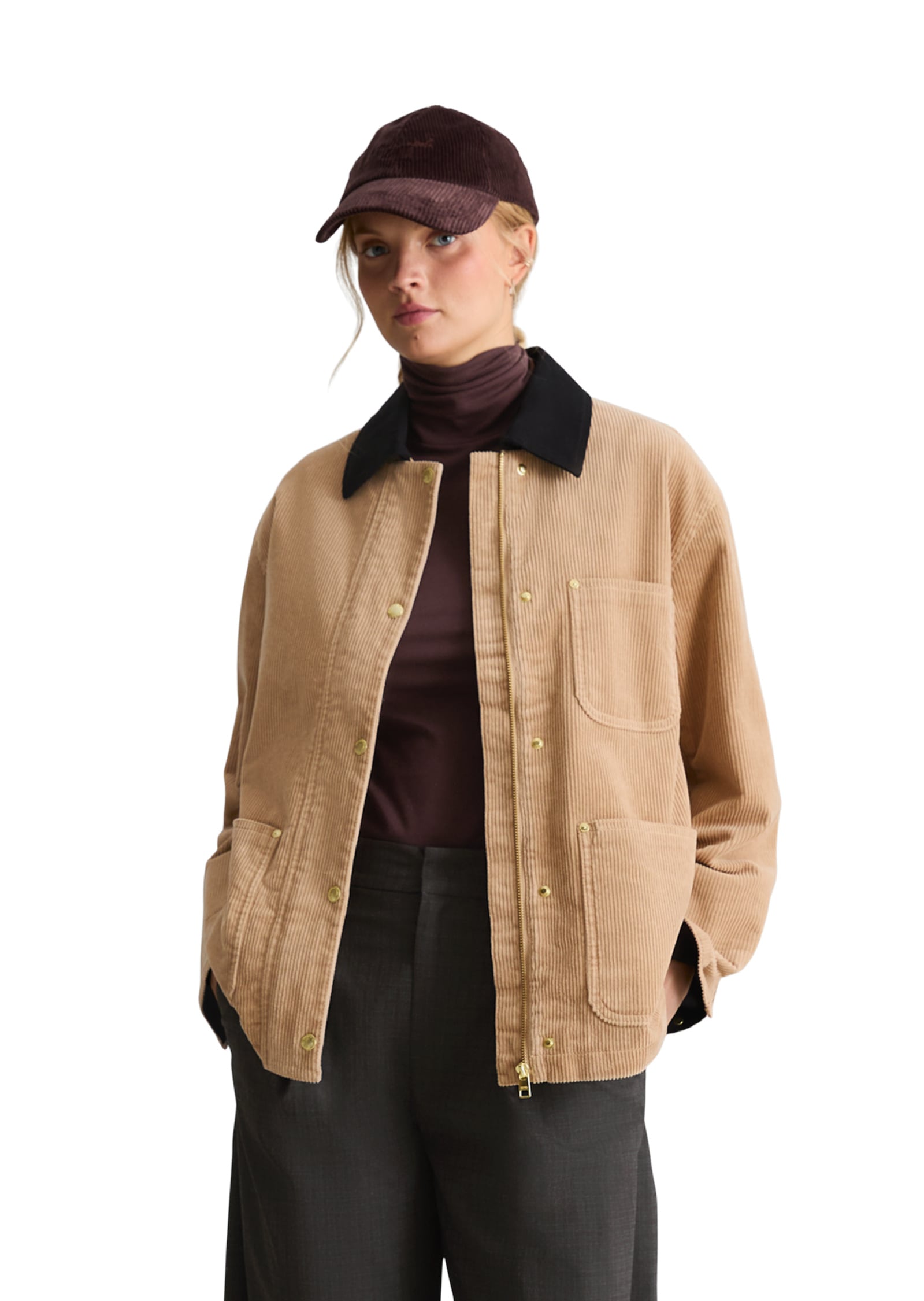 Marc OPolo DENIM Outdoorjacke "aus Organic Cotton Stretch" ohne Kapuze
