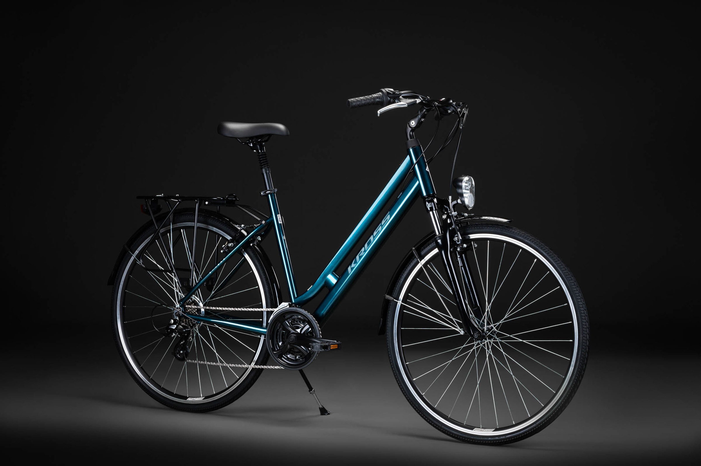 Kross Cityrad »KROSS Citybike Sentio 2.0 blau 21 Gänge«, 21 Gang, Shimano, ALTUS M310 Schaltwerk, Kettenschaltung