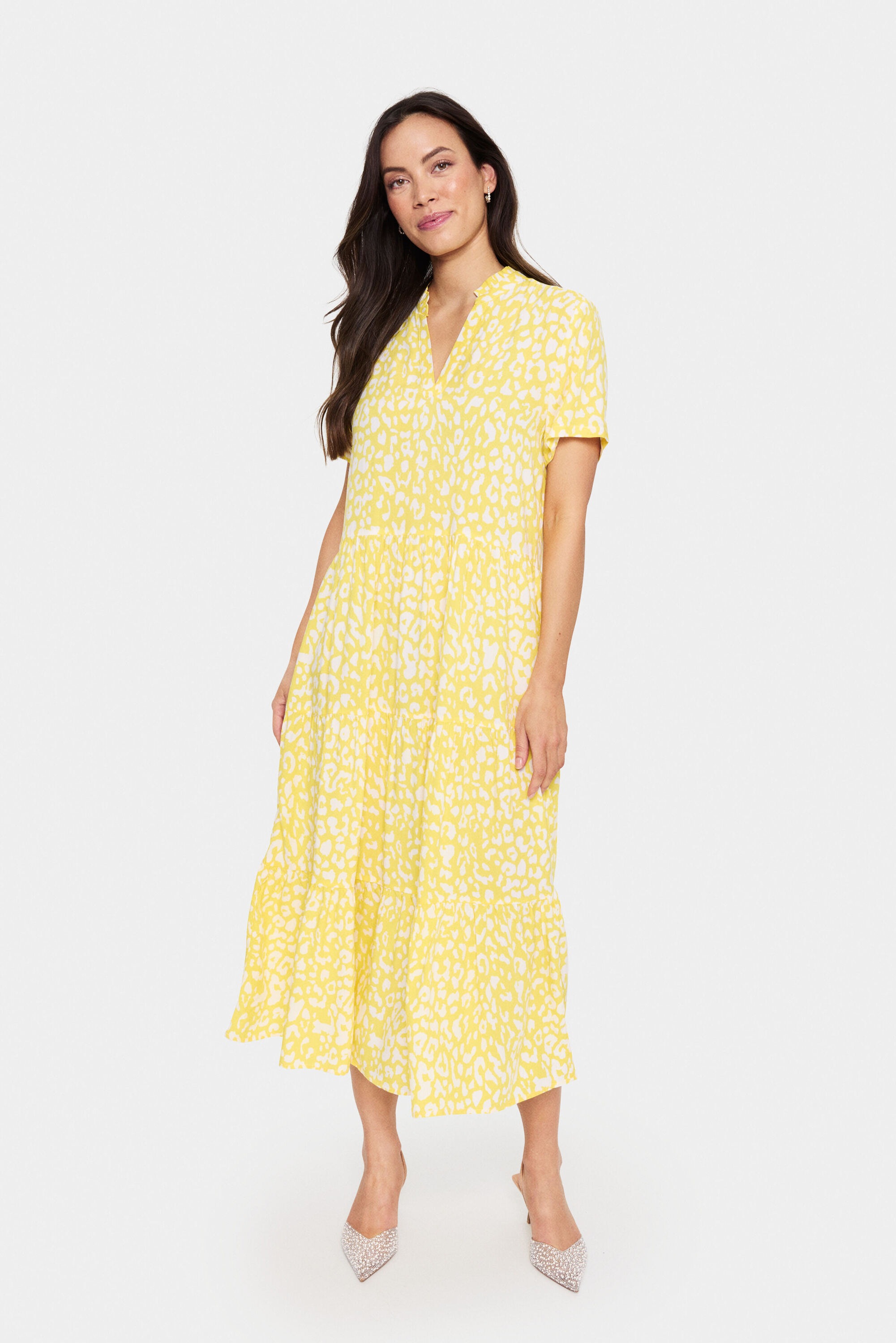 Saint Tropez Midikleid »Damen Kleid EdaSZ«