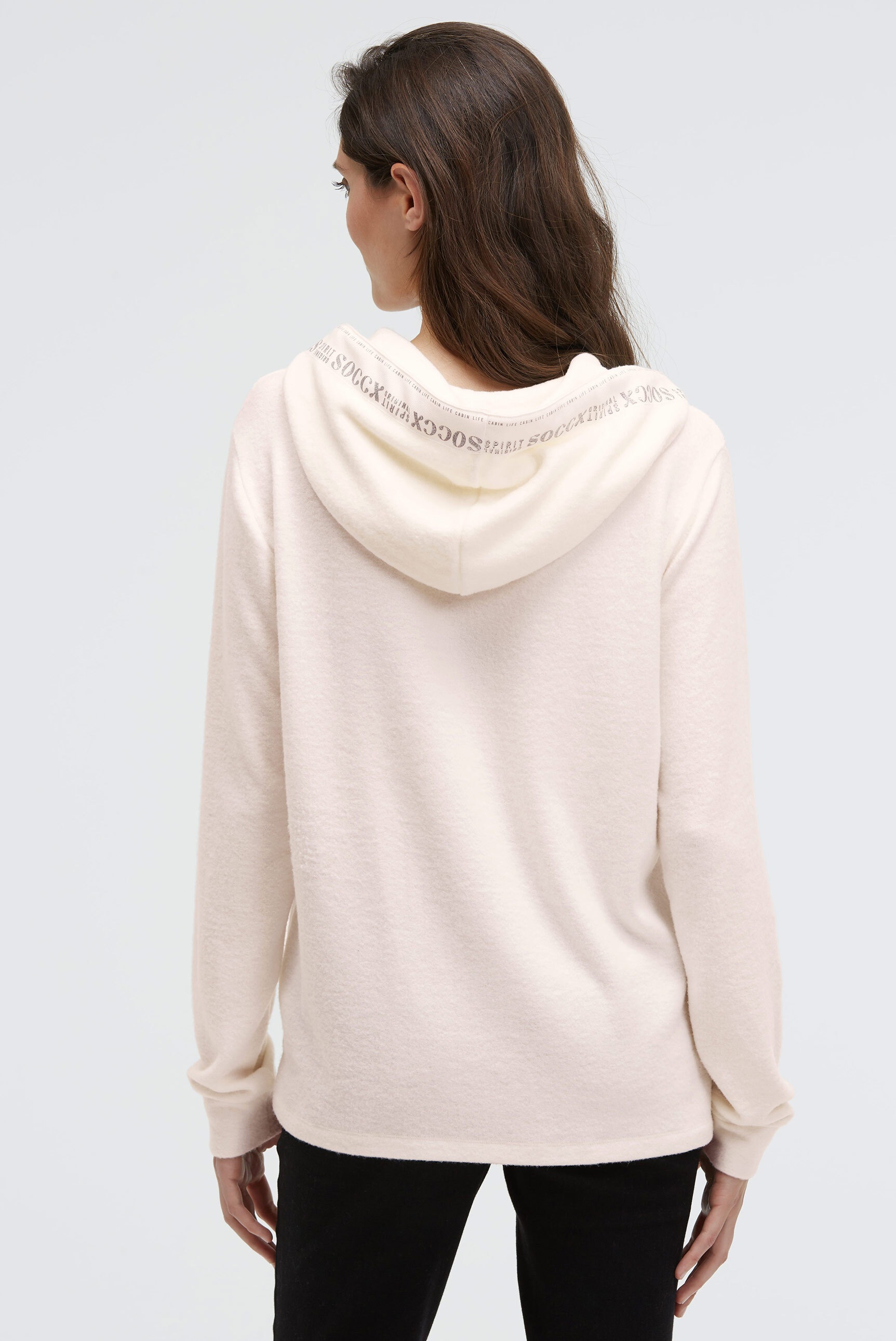 SOCCX Kapuzenpullover, aus Feinstrick