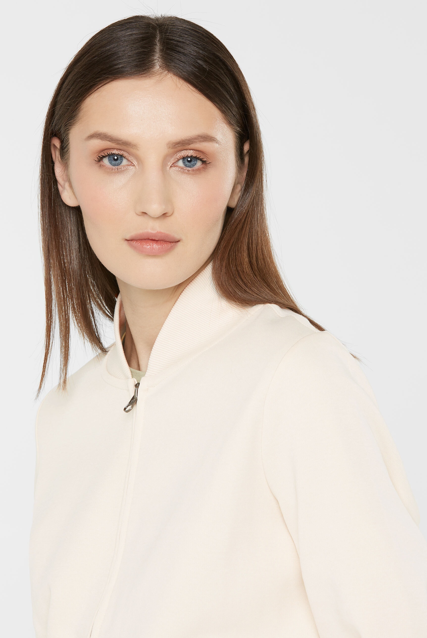 SENSES.THE LABEL Sweatjacke, mit Baumwolle