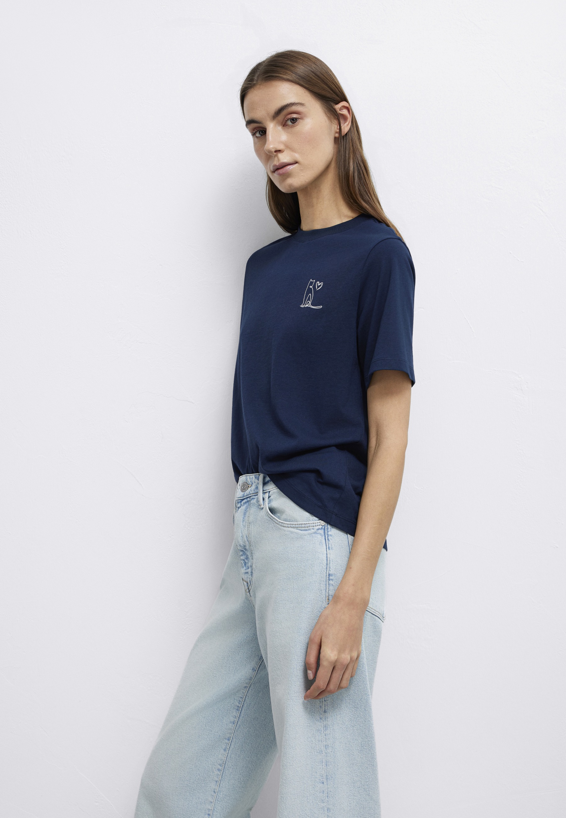 Mavi T-Shirt "GRAPHIC PRINTED FASHION JERSEY" Katzen T-Shirt günstig online kaufen