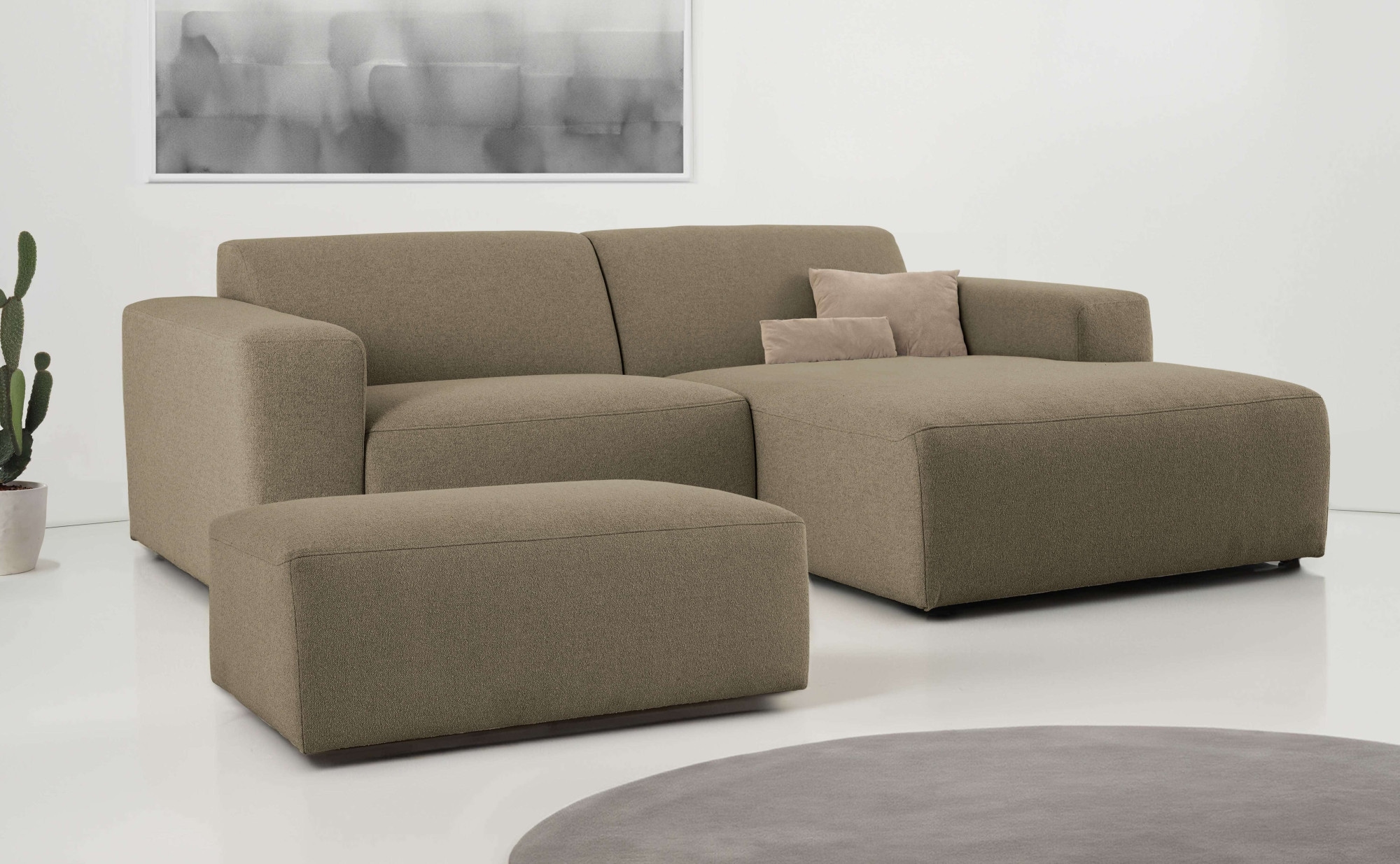 INOSIGN Ecksofa "Koa,228cm, L-Form, Modulsofa, Webstoff, Cord, Struktur, Ch günstig online kaufen