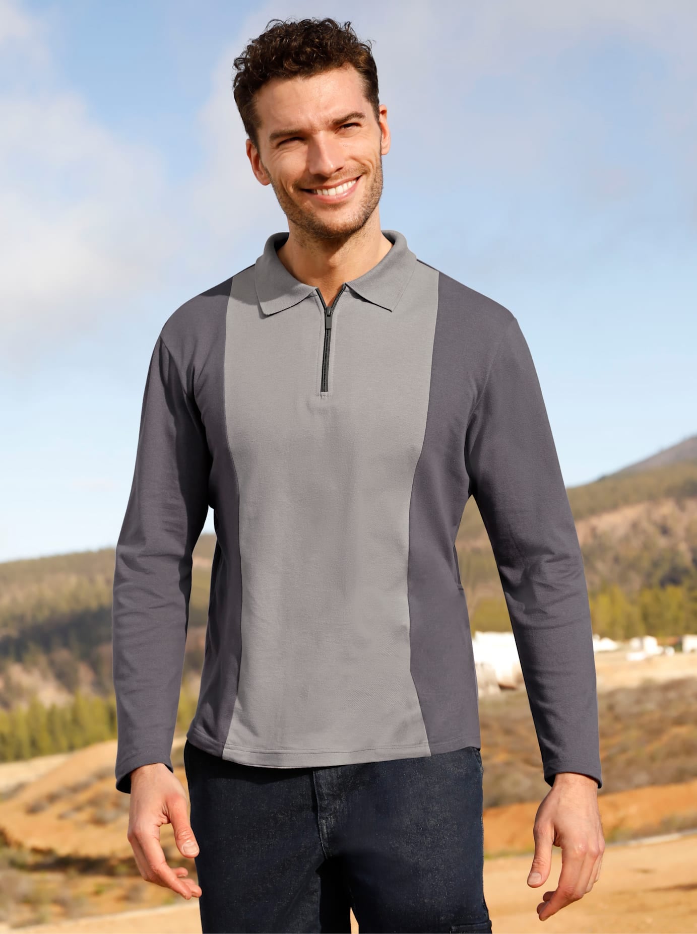 Catamaran Poloshirt "Langarm-Poloshirt" 1 Stk. tlg. günstig online kaufen