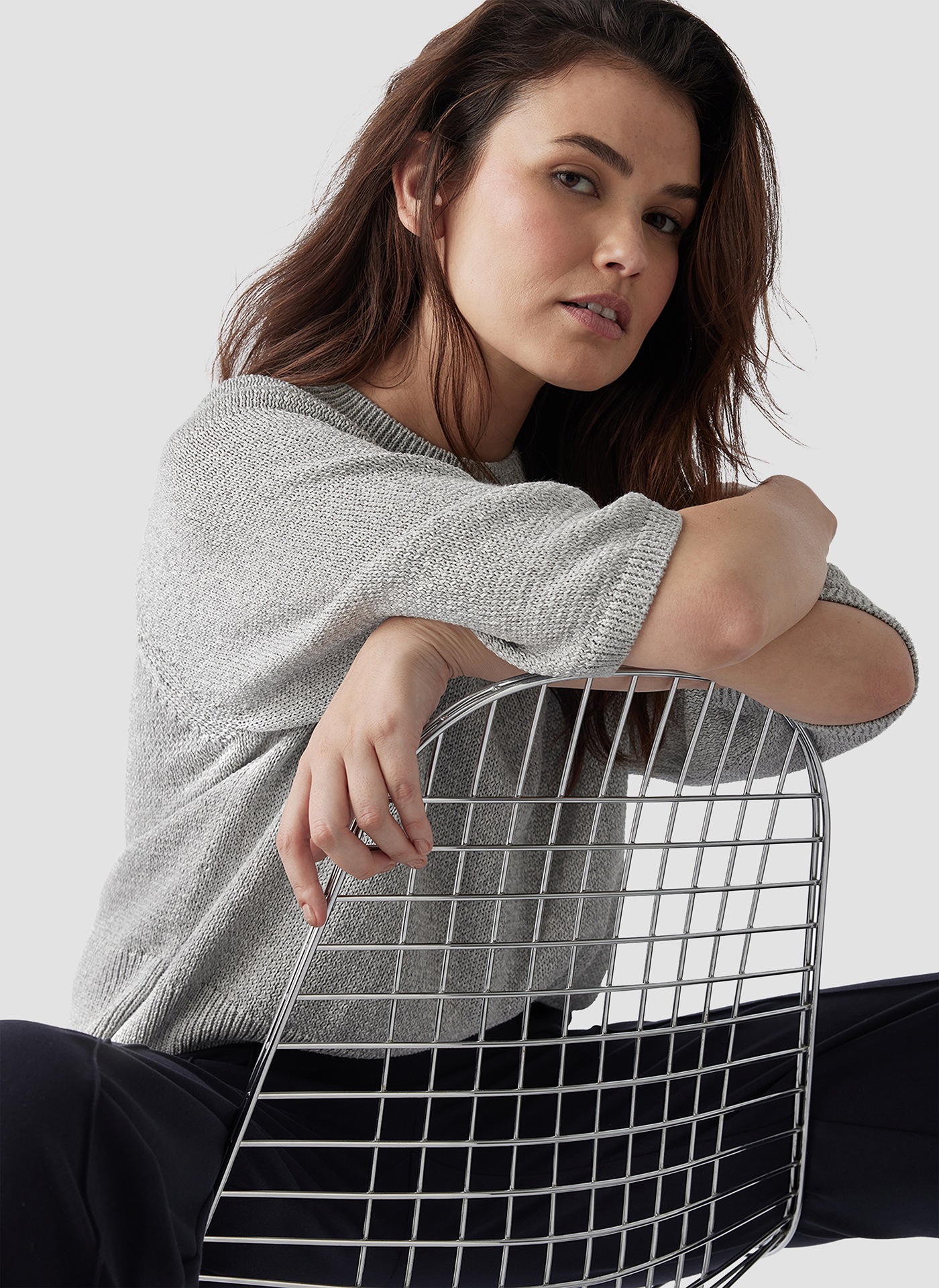 LeComte Strickpullover »LeComte Strickpullover mit 3/4-Ärmeln«