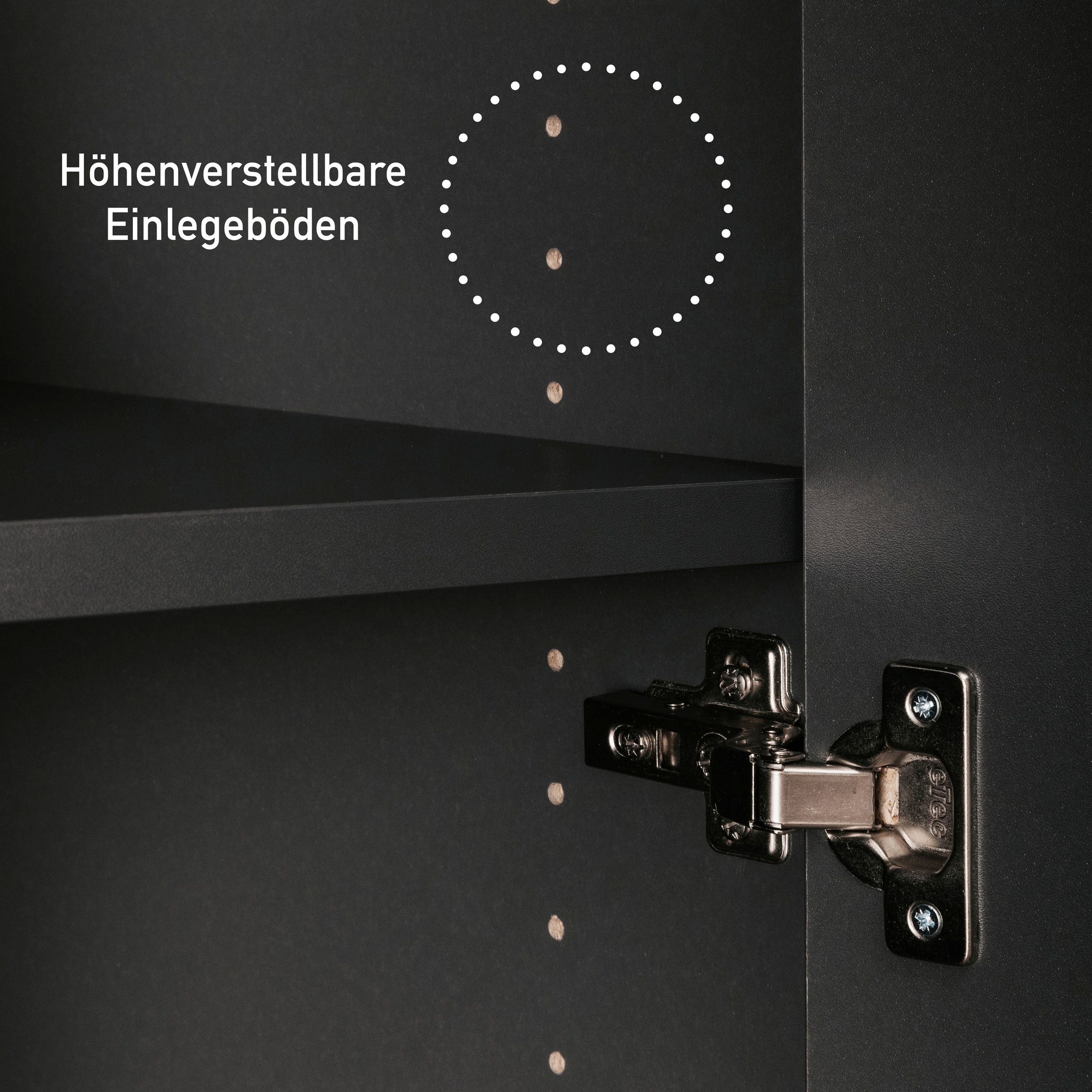 Inter Link Mehrzweckschrank-Set »Norela, Waschmaschinenumbauschrank, Geräteschrank mit Wäscheschrank« 6 Stk. tlg.