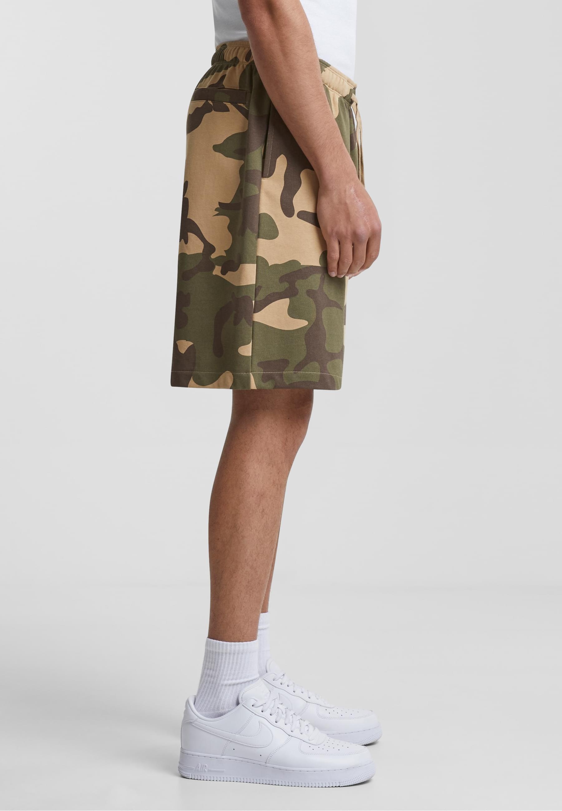 URBAN CLASSICS Shorts »Urban Classics Herren Easy Camo Shorts«, (1 tlg.)