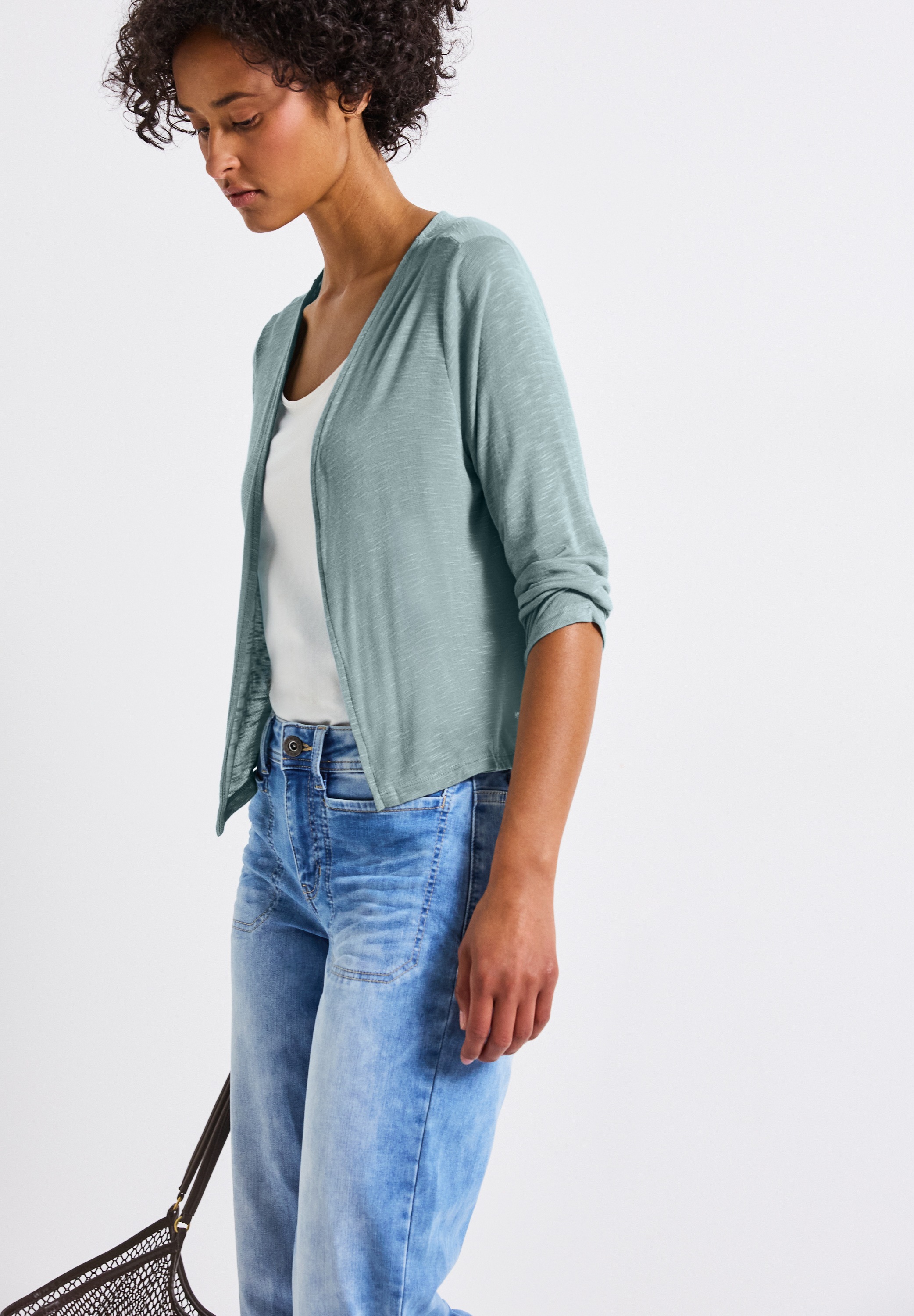 STREET ONE Shirtjacke »Style Suse«, mit 3/4-Ärmel