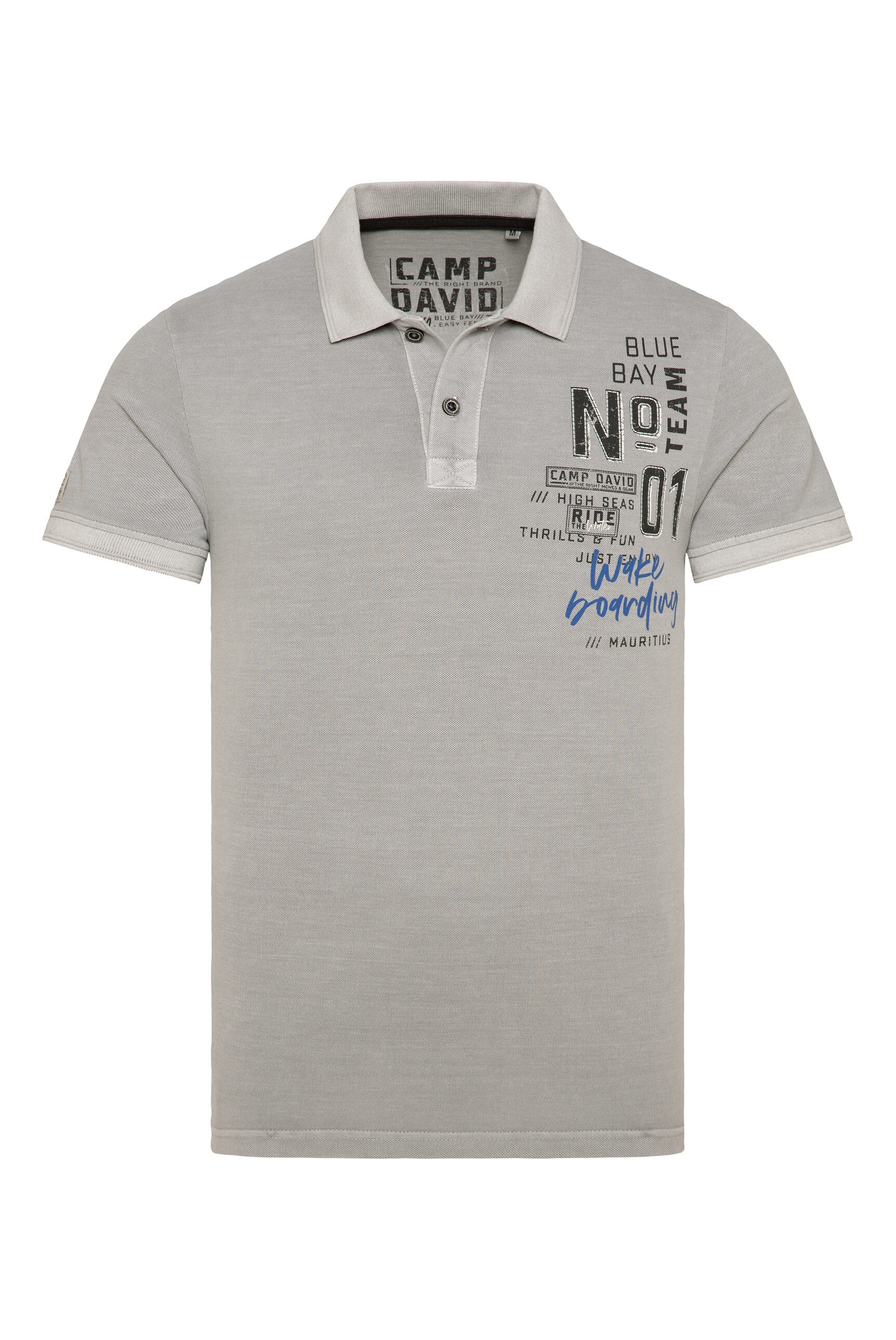 CAMP DAVID Poloshirt, aus Baumwolle