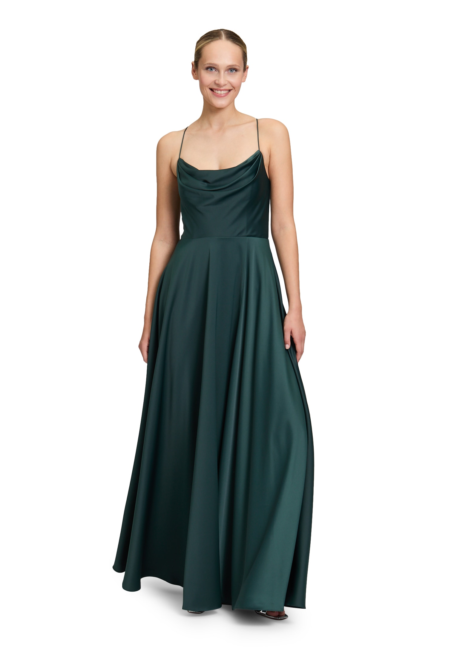 Vera Mont Abendkleid "Vera Mont Abendkleid mit Wasserfallausschnitt", Mater günstig online kaufen