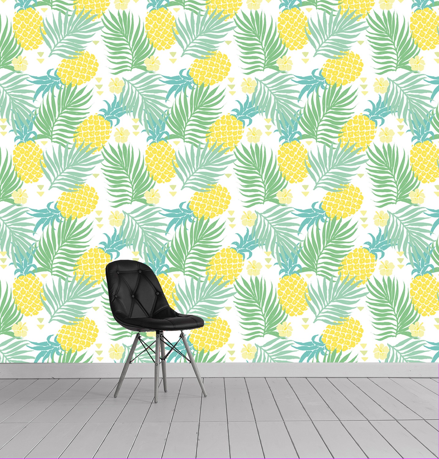 queence Vinyltapete »Cheyenne«, bedruckt-tropisch, 90x250cm, selbstklebend, kinderleichte Anbringung, Sticker