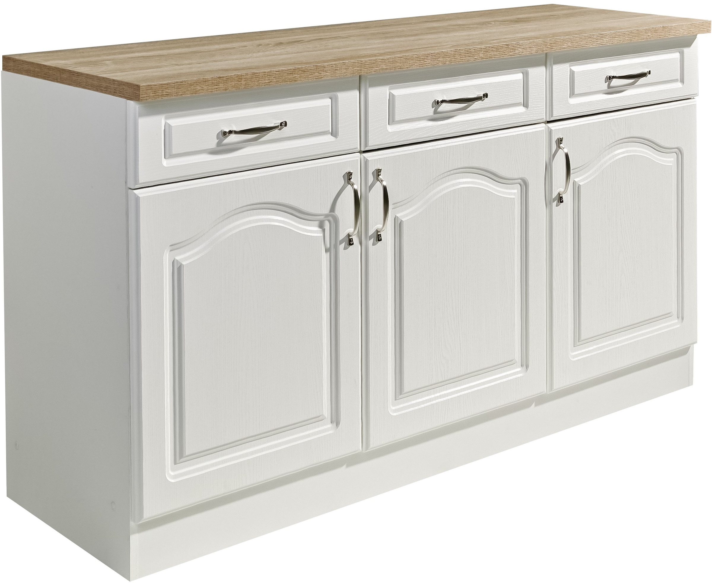 wiho Küchen Unterschrank »Linz«, 150 cm breit, in Landhaus-Optik