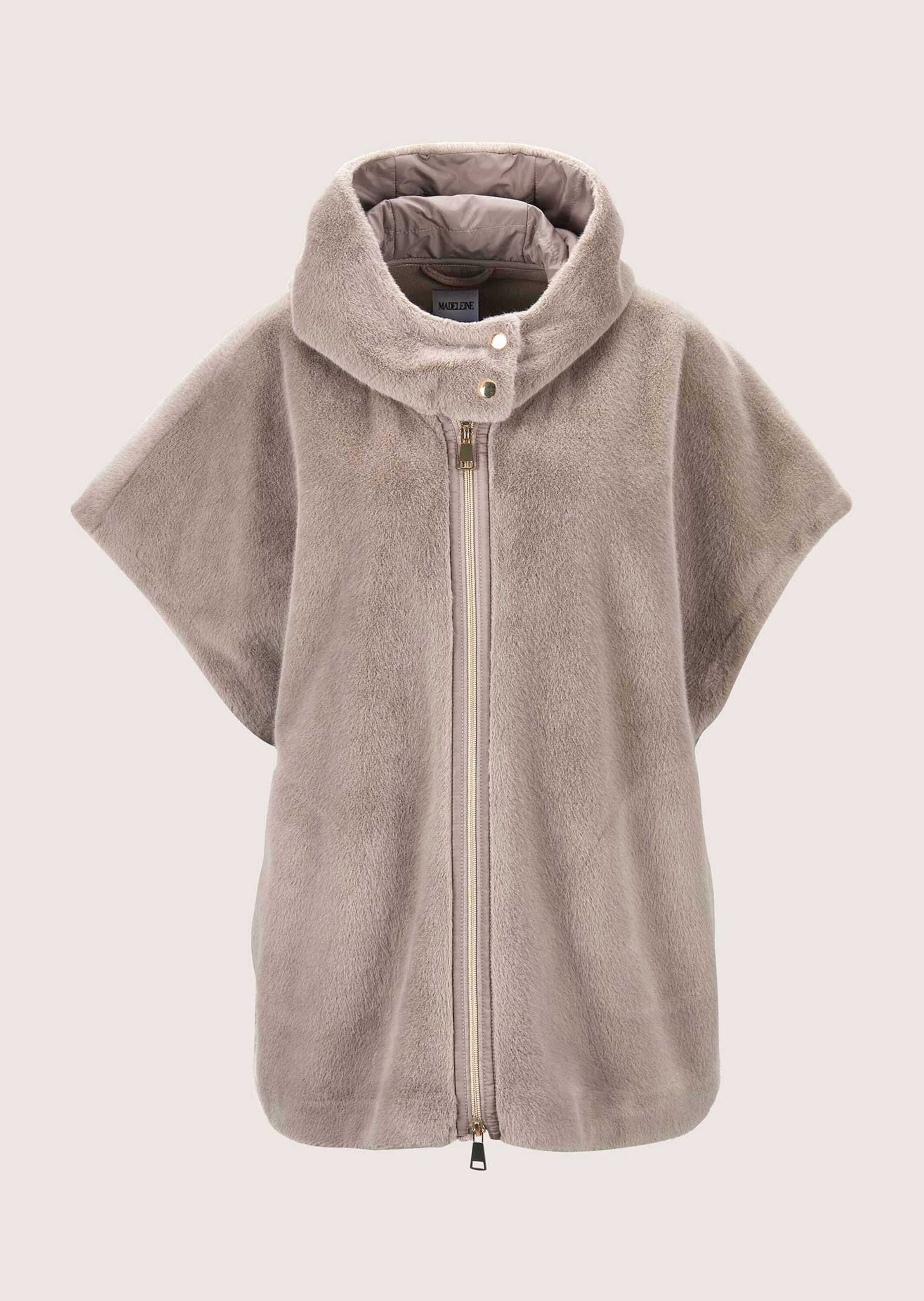 MADELEINE Cape "Poncho-Jacke Webpelz-Poncho mit Kapuze" günstig online kaufen