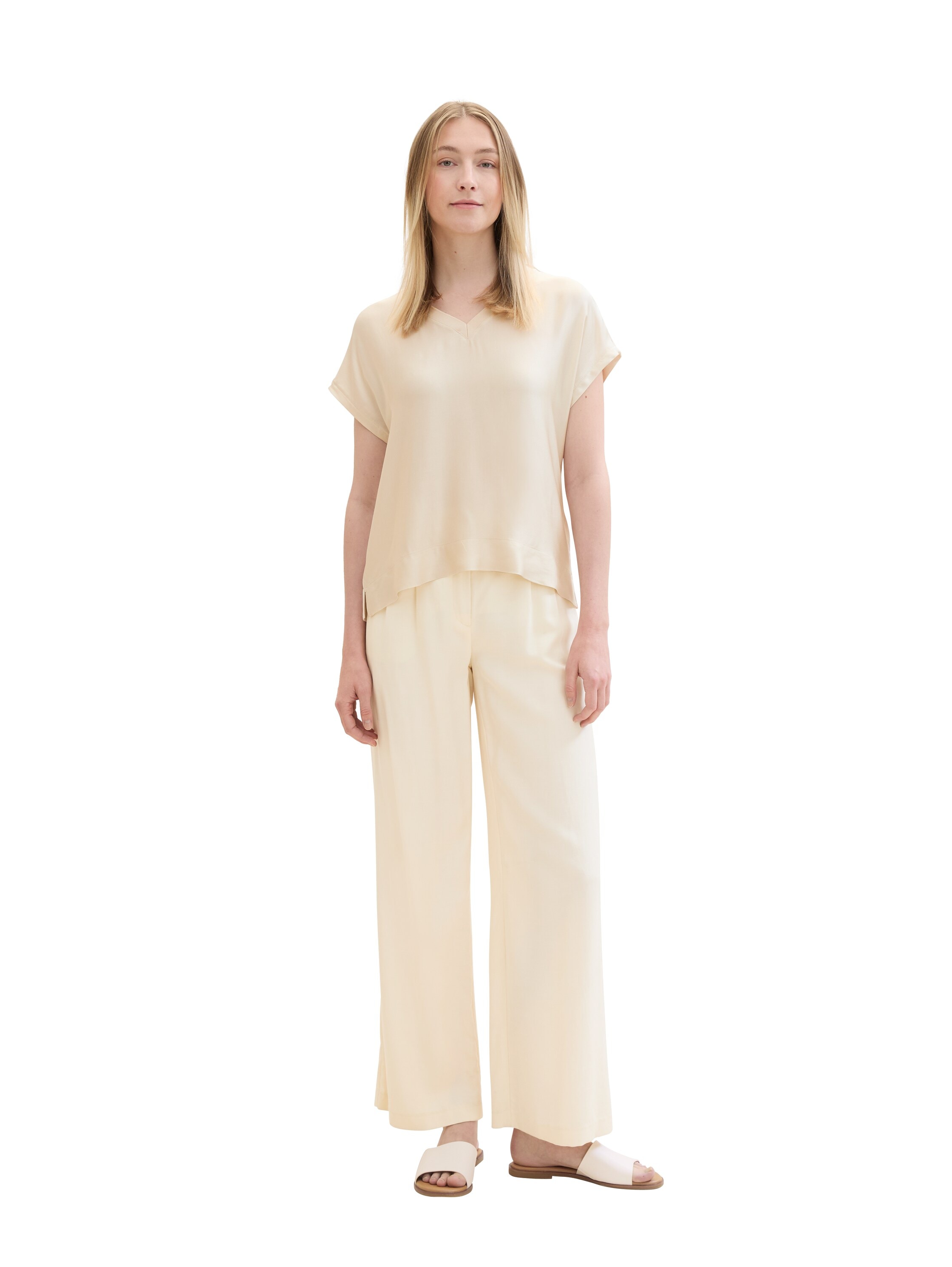 TOM TAILOR Blusenshirt, mit V-Ausschnitt