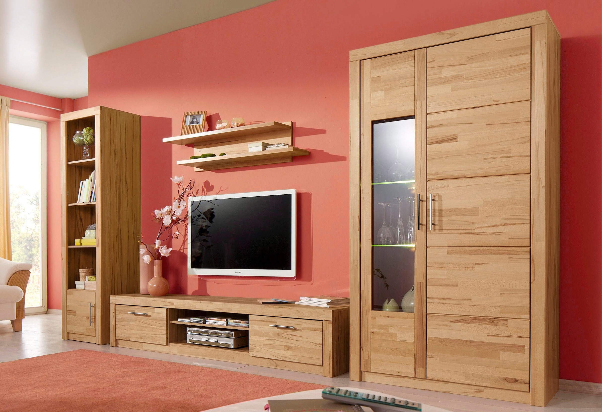 VOGL Möbelfabrik Wohnwand "Toronto" 4 Stk. tlg. günstig online kaufen