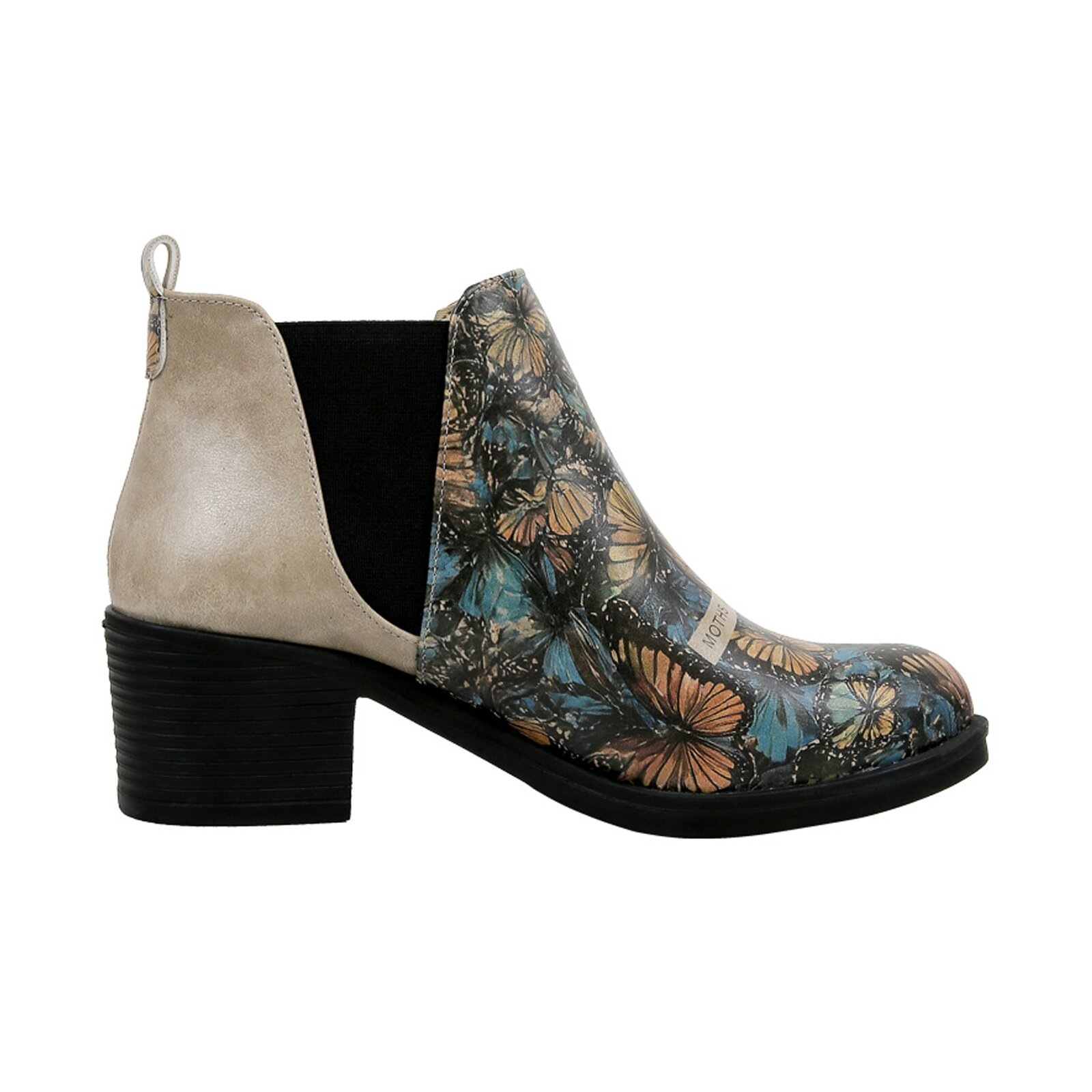 DOGO Stiefelette »Eve Chelsea Boot Moths And Butterflies Damen Stiefeletten«  Handgefertigt