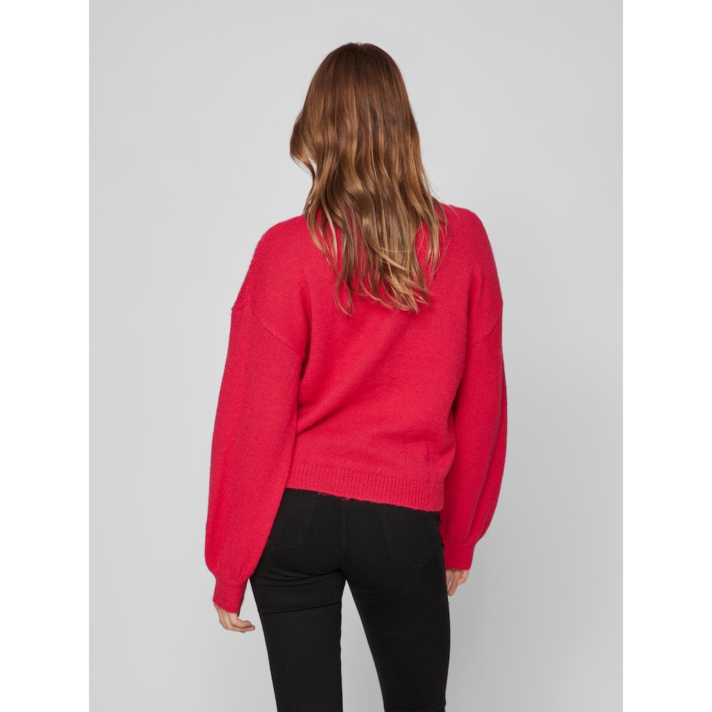 Vila Strickpullover »VICHINTI O-NECK CABLE KNIT TOP/SU-NOOS«