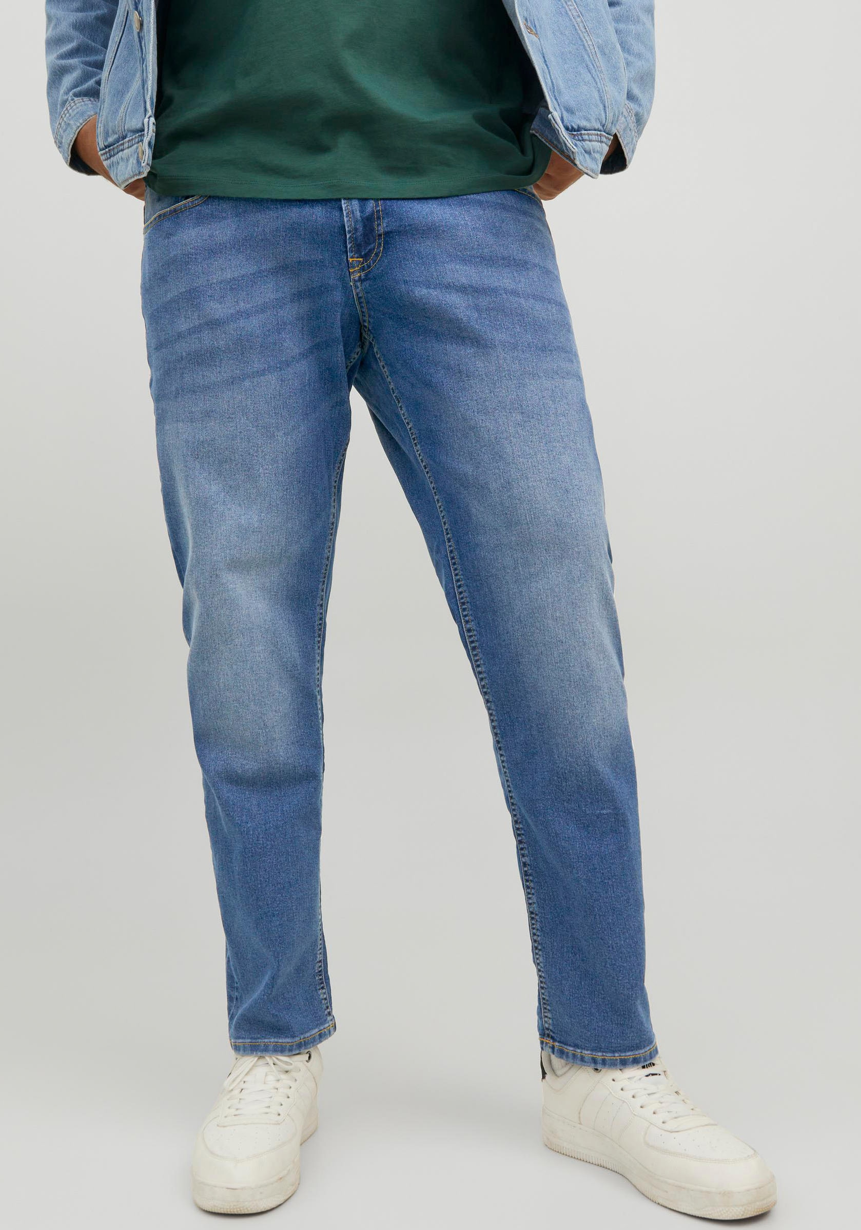 Jack & Jones PlusSize Slim-fit-Jeans »JJIGLENN JJORIGINAL MF 071 NOOS PLS«