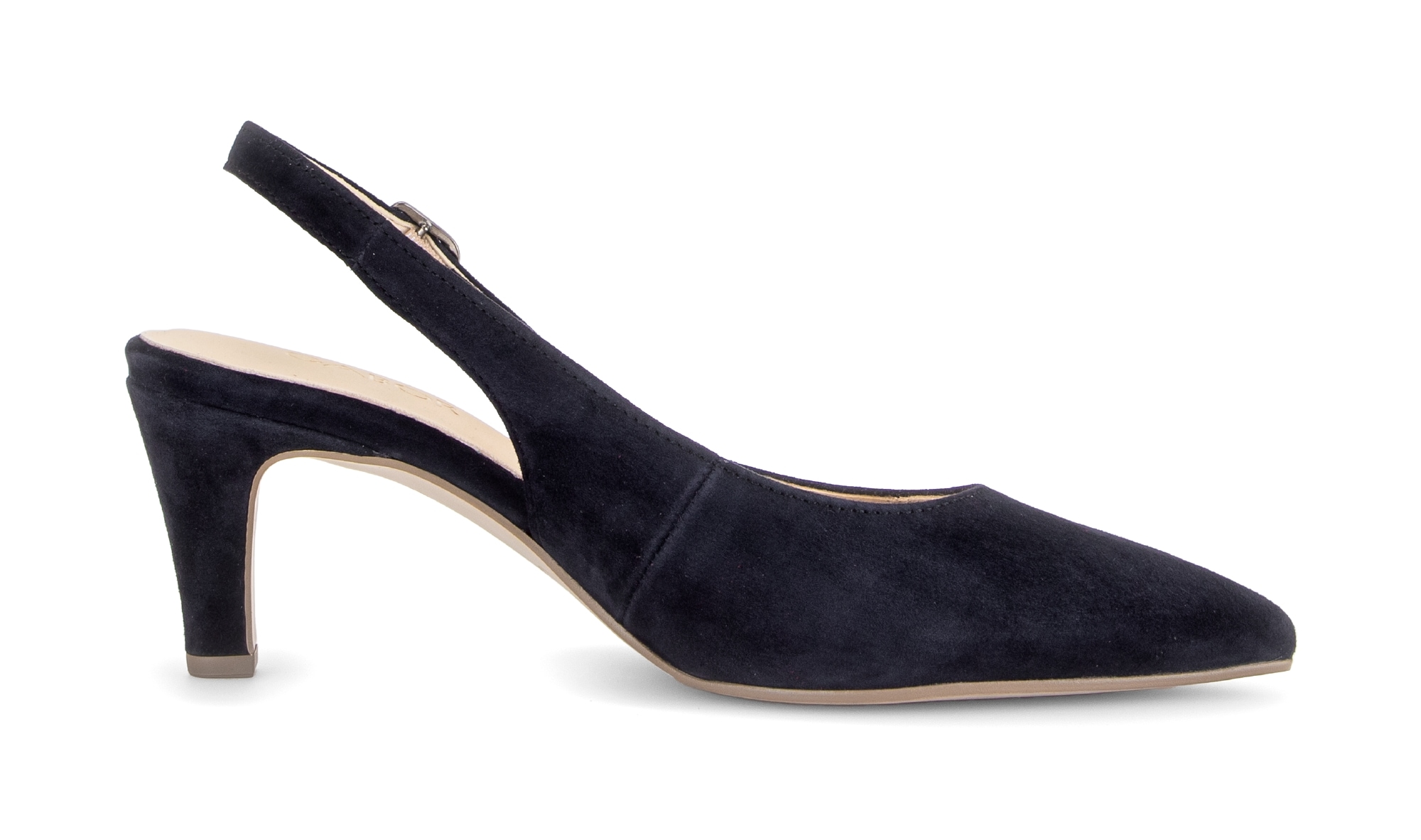 Gabor Slingpumps  , Trichterabsatz, Businessschuh, Abendschuh in spitzer Form, G-Weite