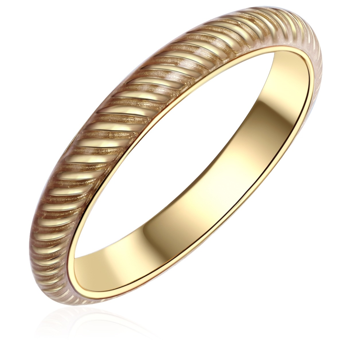 Glanzstücke München GSM1038 Band Ring Yellow Gold Size 48 2