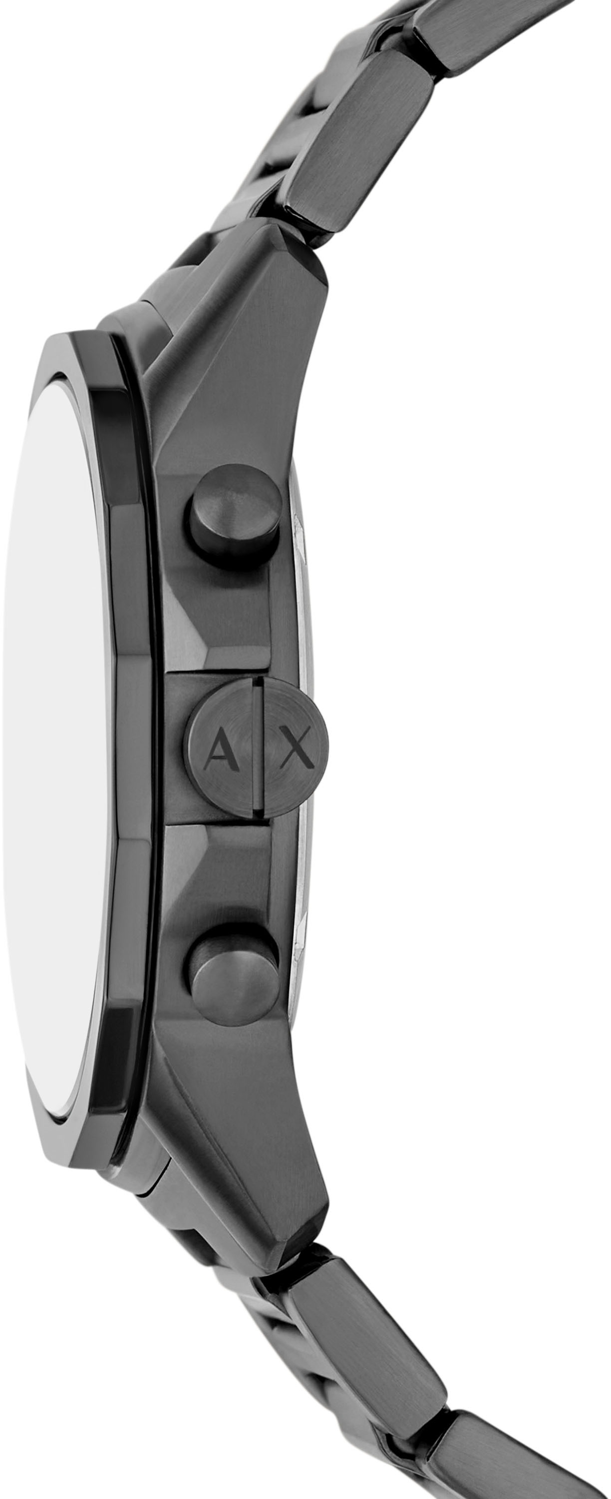ARMANI EXCHANGE Chronograph, Quarzuhr, Armbanduhr, Herrenuhr, Edelstahlarmband, analog, Tag