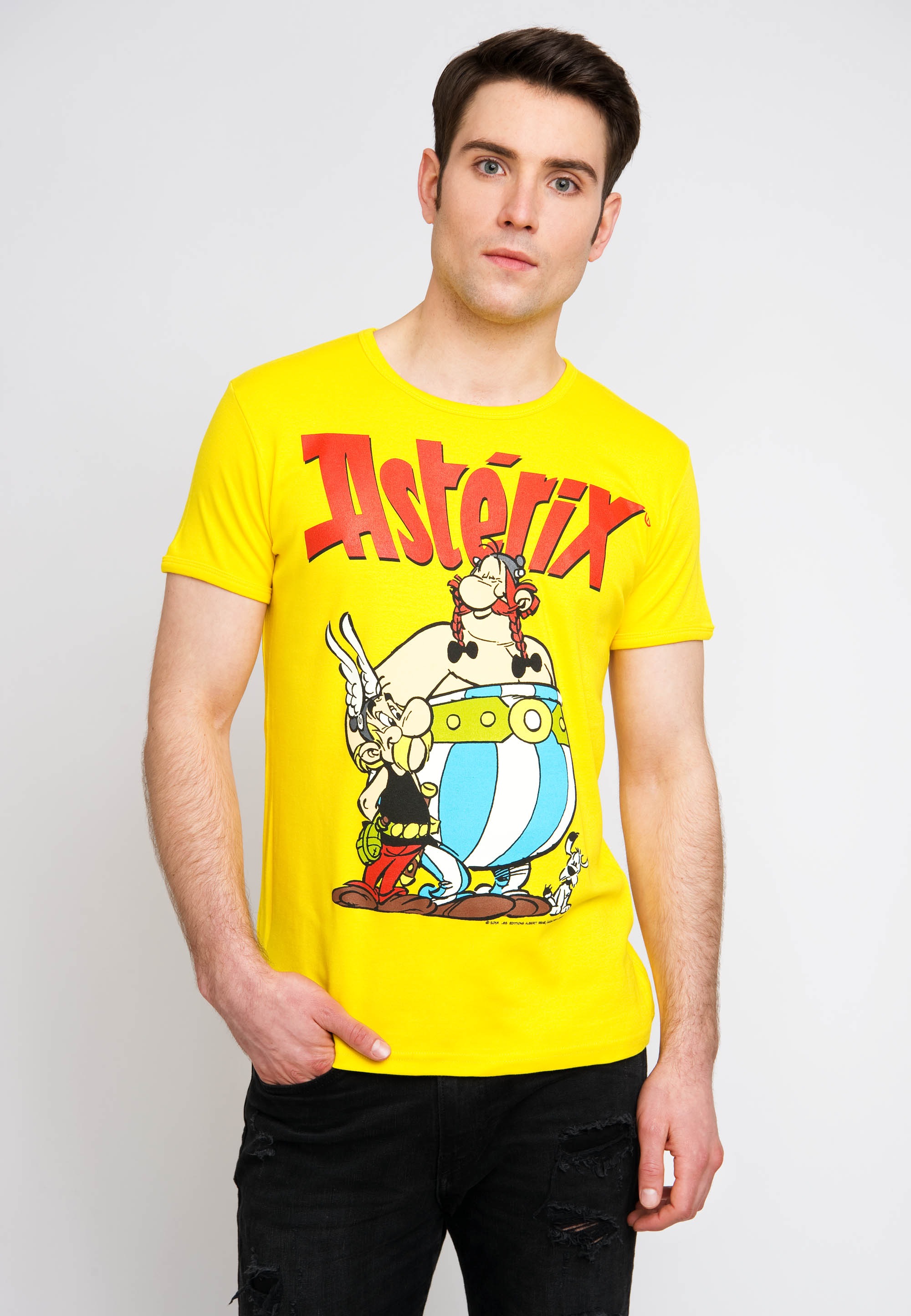 T-Shirt Originaldesign kaufen BAUR ▷ & »Asterix Obelix«, | lizenzierten im LOGOSHIRT