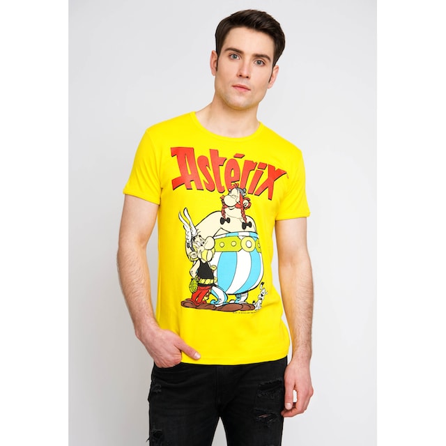 LOGOSHIRT T-Shirt »Asterix & Obelix«, im lizenzierten Originaldesign ▷  kaufen | BAUR