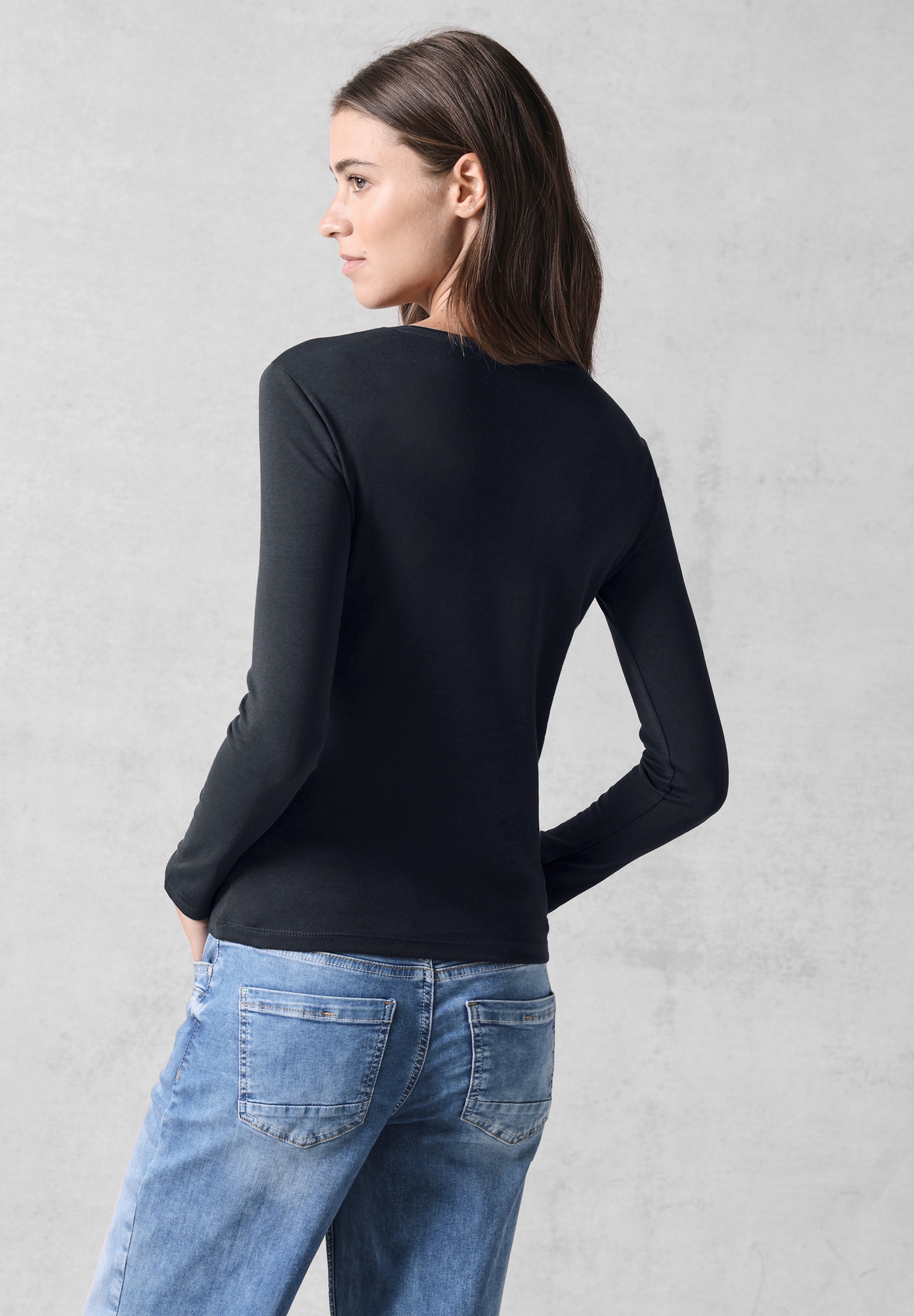 Cecil Langarmshirt, aus reiner Baumwolle