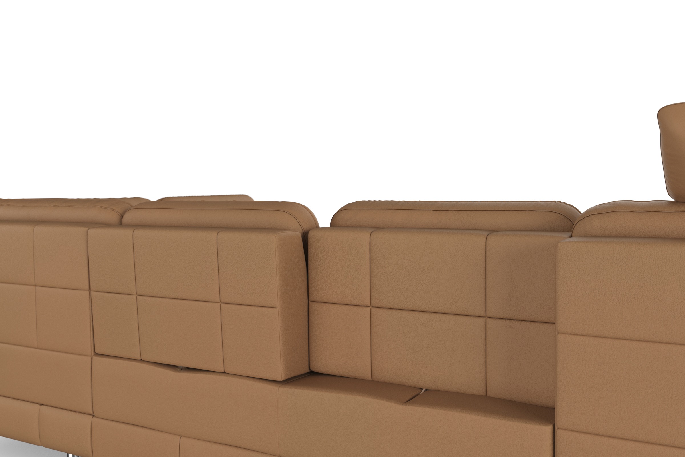 sit&more Wohnlandschaft »Bendigo U-Form«, inklusive Sitztiefenverstellung, Bodenfreiheit 12 cm, in 2 Fußfarben