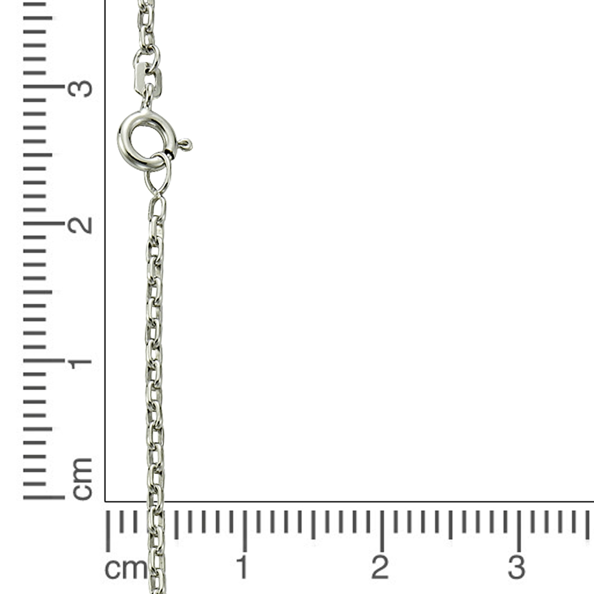 Zeeme Collierkettchen »925/- Sterling Silber Ankerkette 60cm«