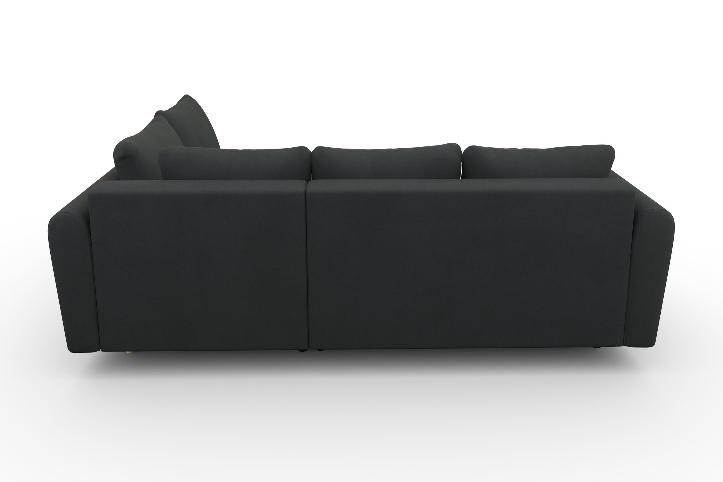 Home affaire Ecksofa »Nordic L-Form«, mit Bettfunktion und Bettkasten, Steppung, Federkern, 2 Zierkissen