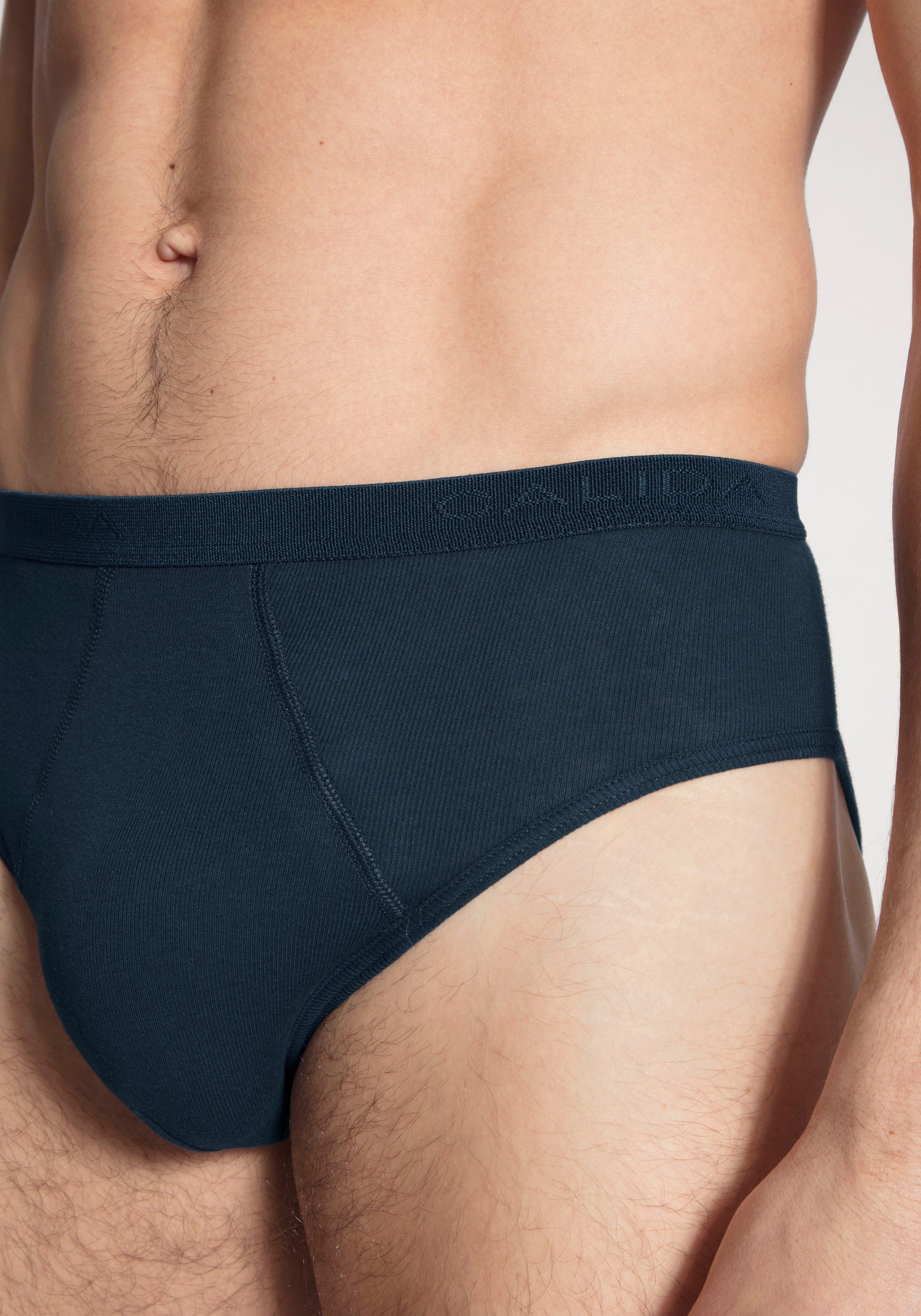 CALIDA Midislip »Cotton 1:1«, mit Softgummi-Logobund
