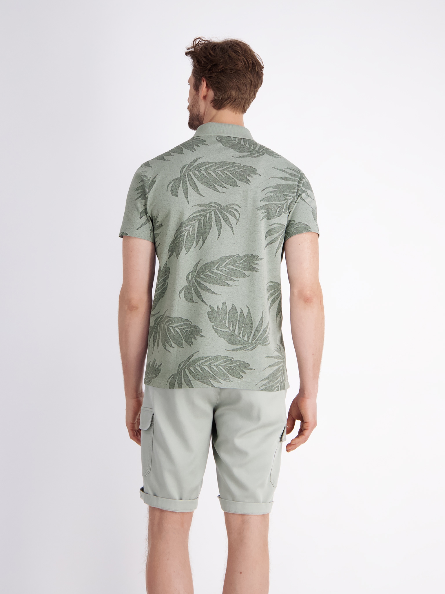 LERROS Poloshirt, mit All-Over Print