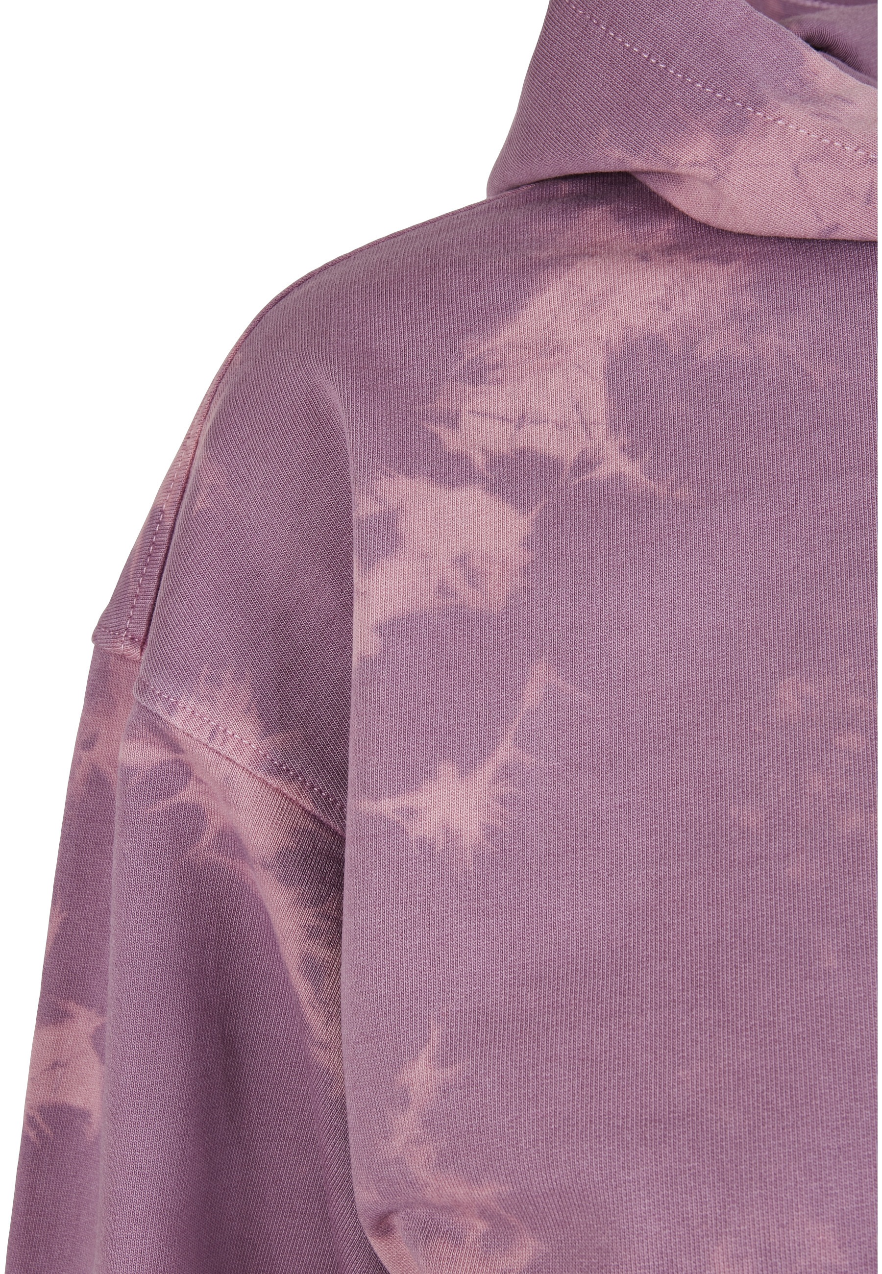 URBAN CLASSICS Kapuzenpullover »Urban Classics Damen Ladies Oversized Short Bleached Hoody« 1 Stk.