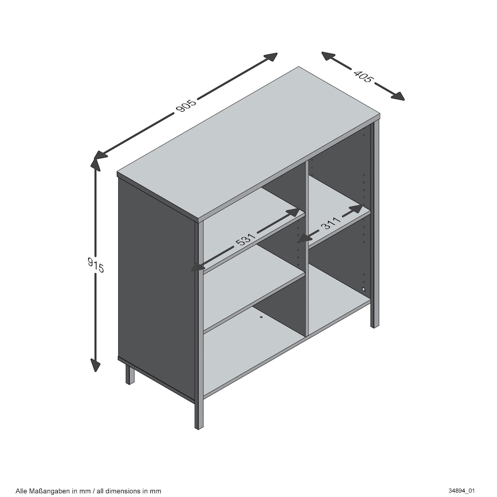 FMD Aktenregal »InLoft«