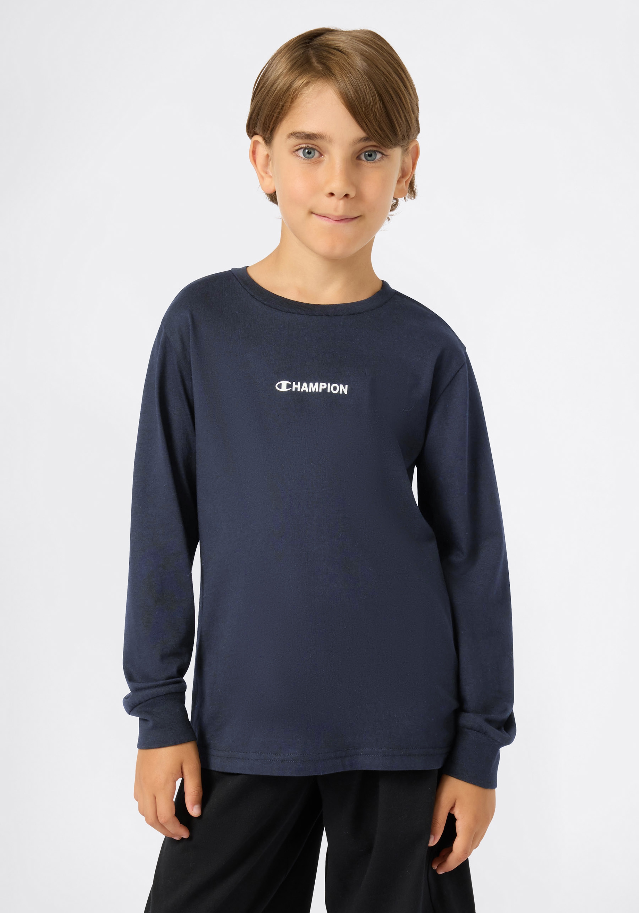 Champion "SPORTWEAR LONG SLEEVE Standard Fit" für Kinder und Jugendliche, Standard Fit, aus Baumwolle