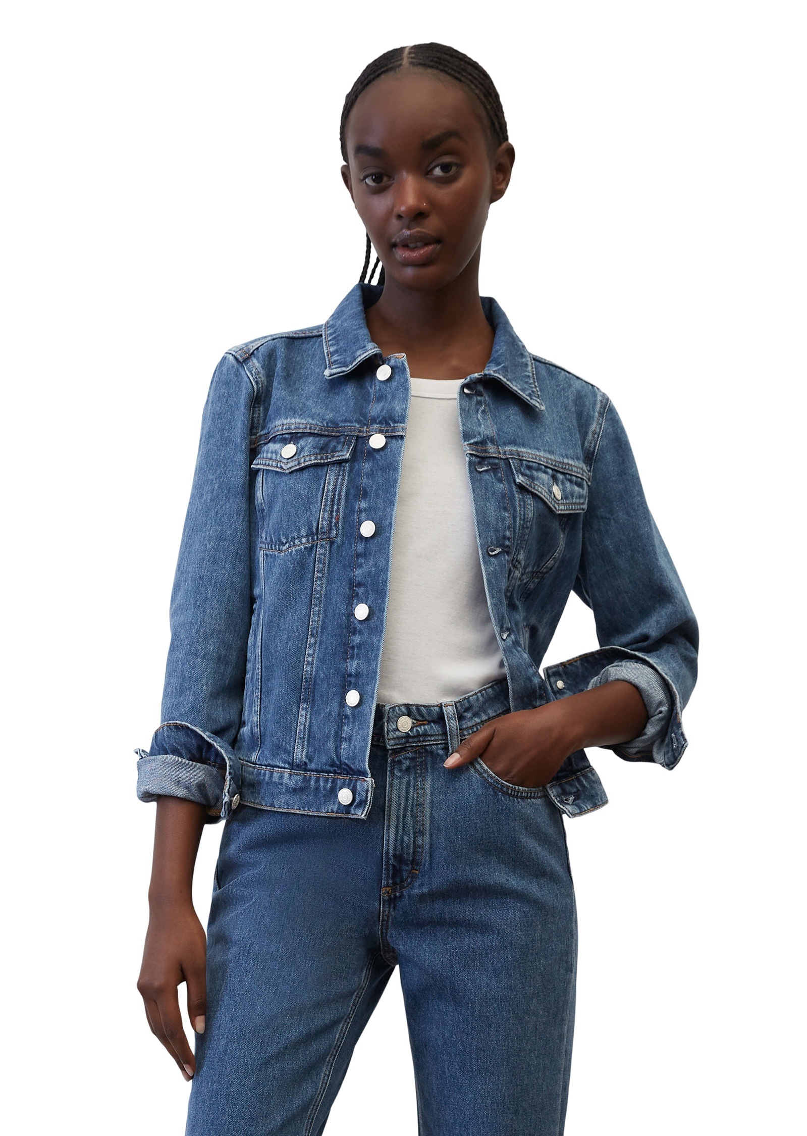 Marco polo denim jeansjacke Clearance