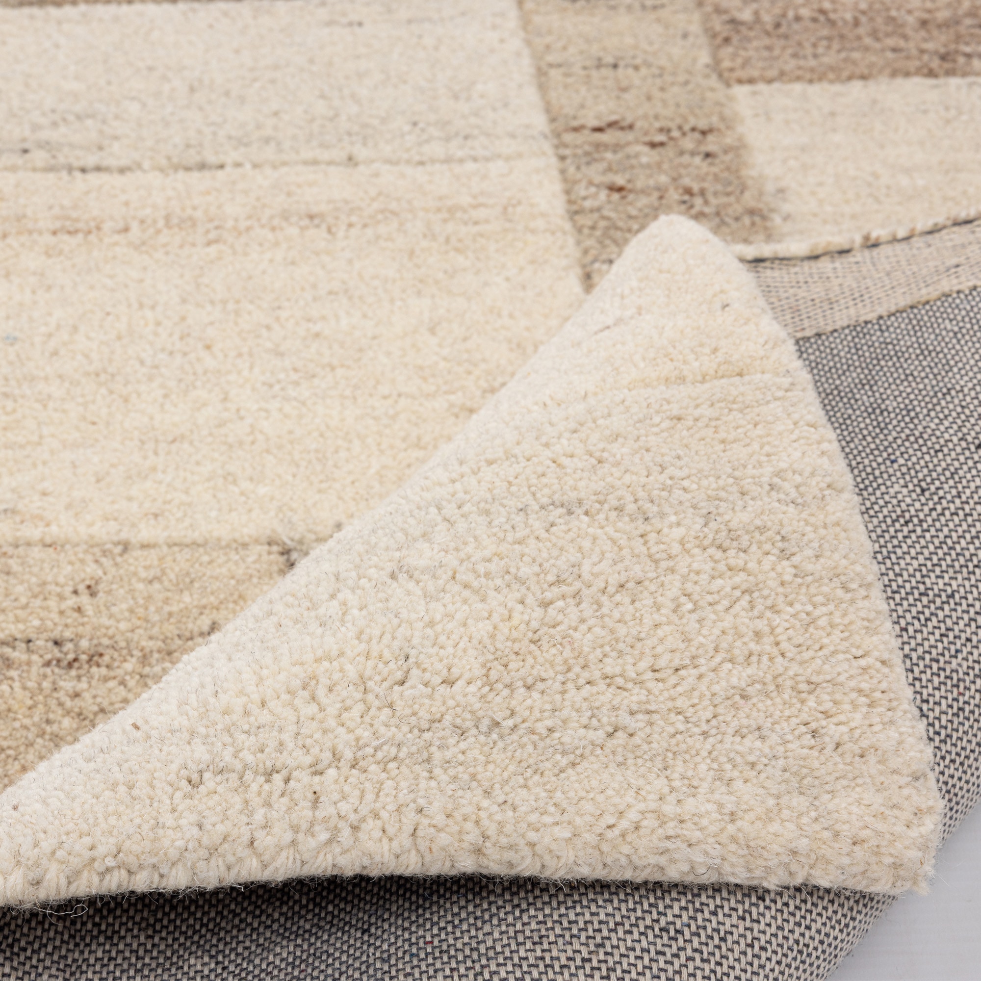   Läufer »Lola, Wolle, handgearbeitet, Patchwork Design« rechteckig 12 mm Höhe Teppich-Läufer, handgetuftet, Flur, Brücke