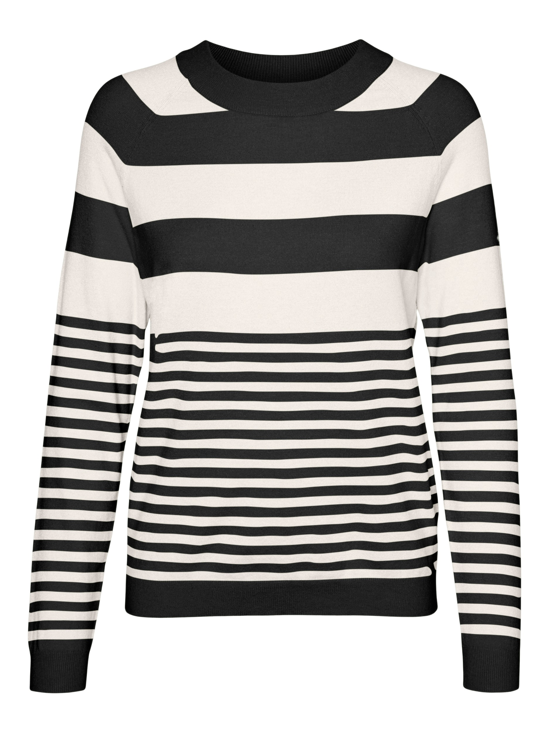 Vero Moda Rundhalspullover "VMHAPPINESS LS RAGLAN PULLOVE GA BOO REP" günstig online kaufen