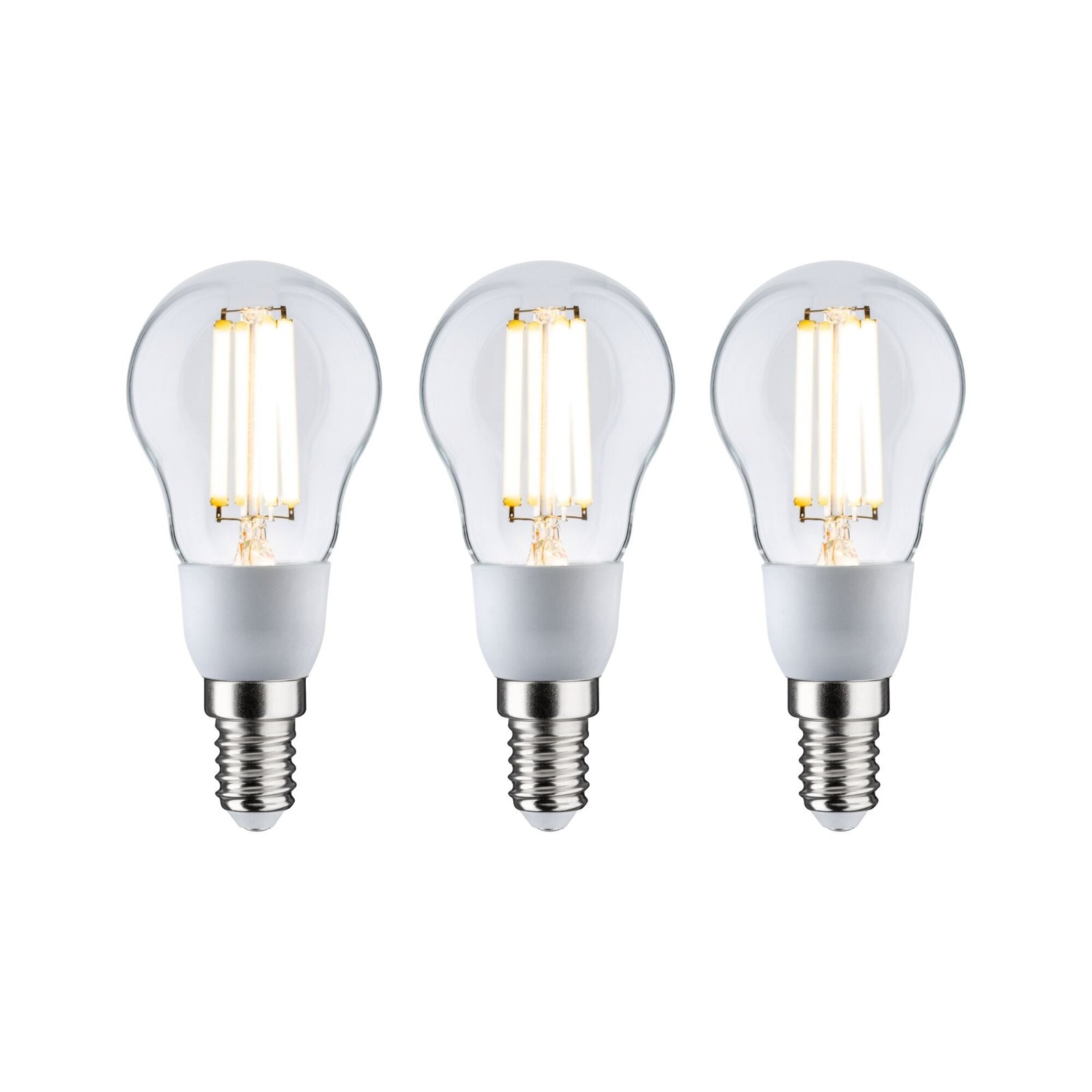 LED-Leuchtmittel Warmweiß klar »Eco-Line Pack BAUR Tropfen 2,5W 3000K 525lm 230V«, 3er | Paulmann