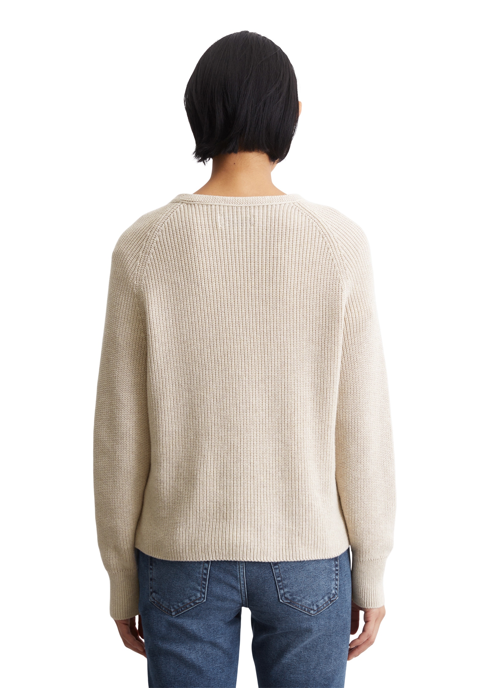Marc O'Polo Strickpullover »aus Heavy-Weight-Organic-Cotton«