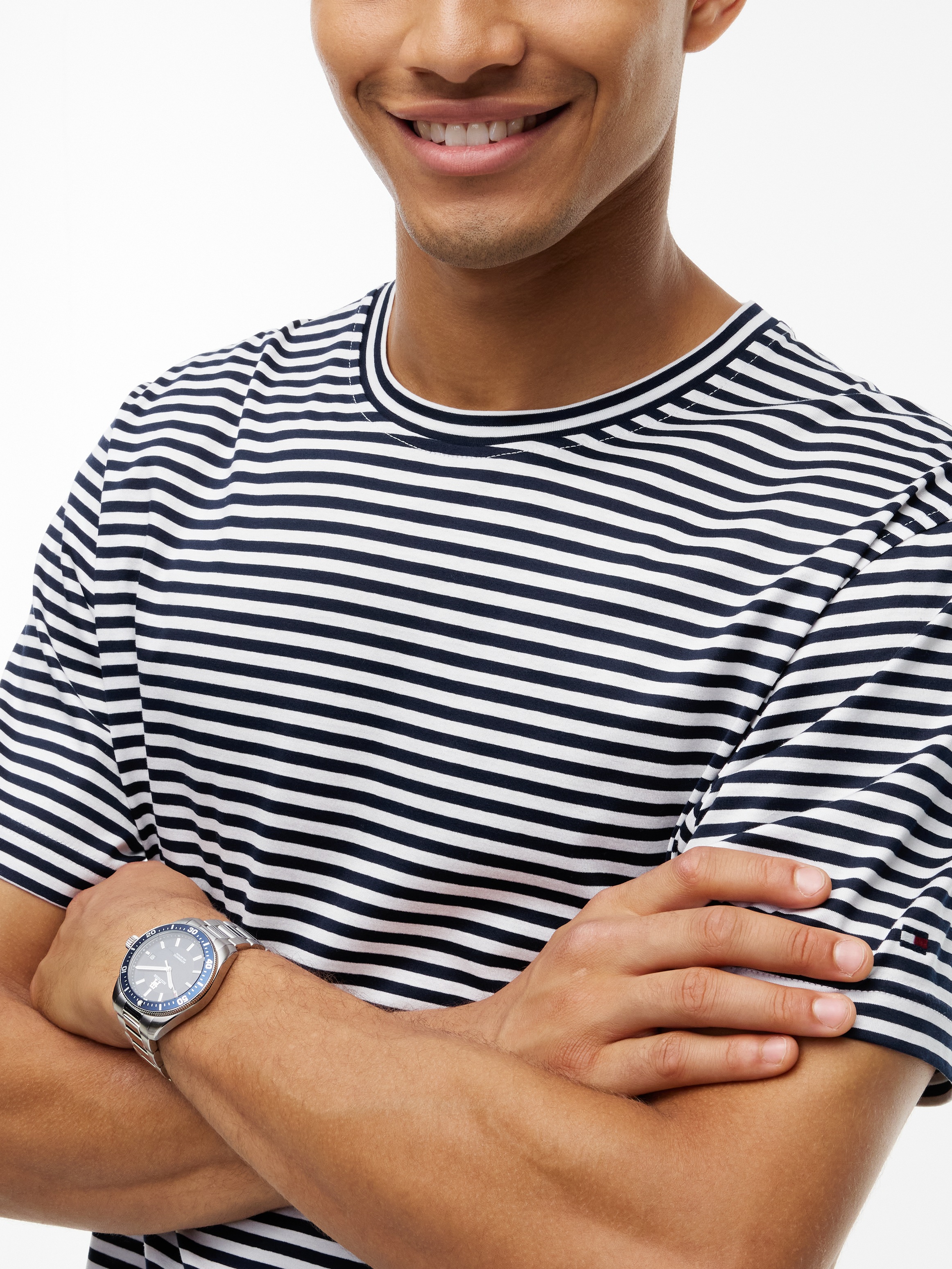Tommy Hilfiger T-Shirt »Premium Line Mercerized T-Shirt« softe Premium Baumwolle Merzerisiert