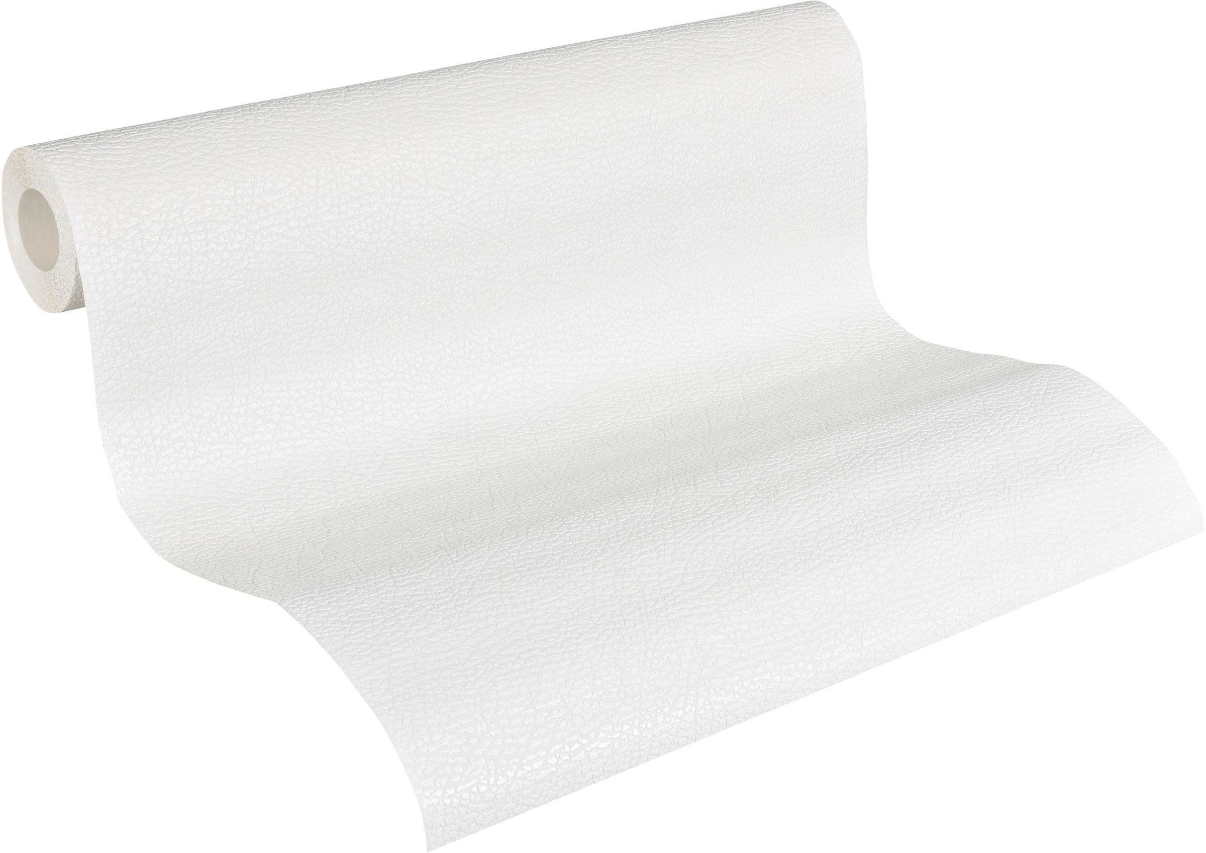 A.S. Création Vliestapete »Meistervlies« einfarbig | uni | unifarben leicht strukturiert Uni Tapete Uni Überstreichbar Tapeten Wohnzimmer Schlafzimmer Design