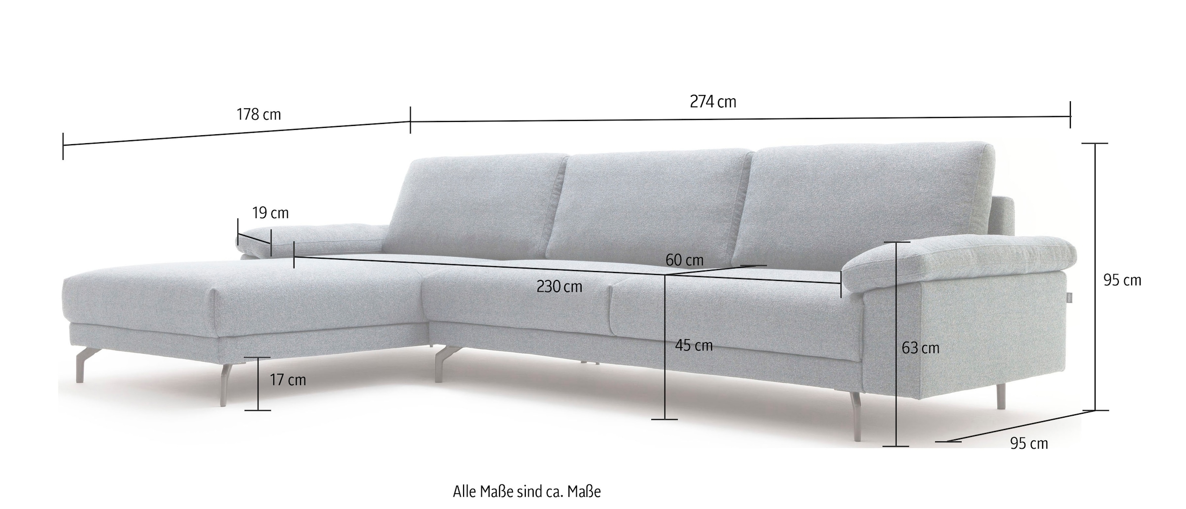 Creation BY ROLF BENZ Ecksofa »CR.450«