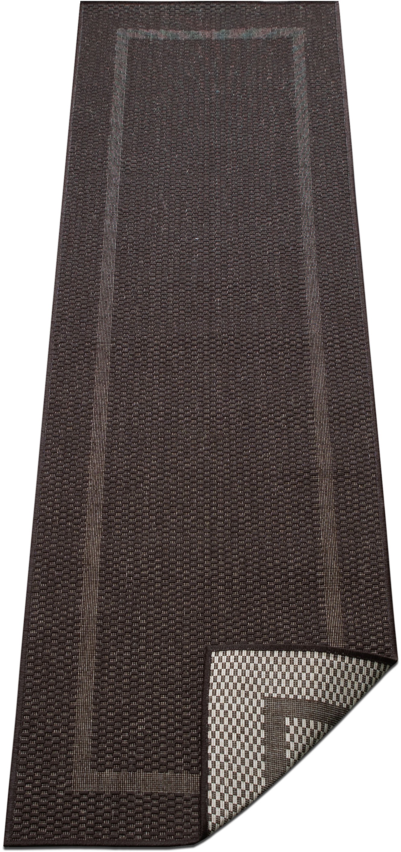 my home Teppich »Venedig Bordüre auch als Läufer erhältlich«, rechteckig, 3 mm Höhe, In- und Outdoor geeignet, Sisal-Optik, Wetterfest & UV-beständig