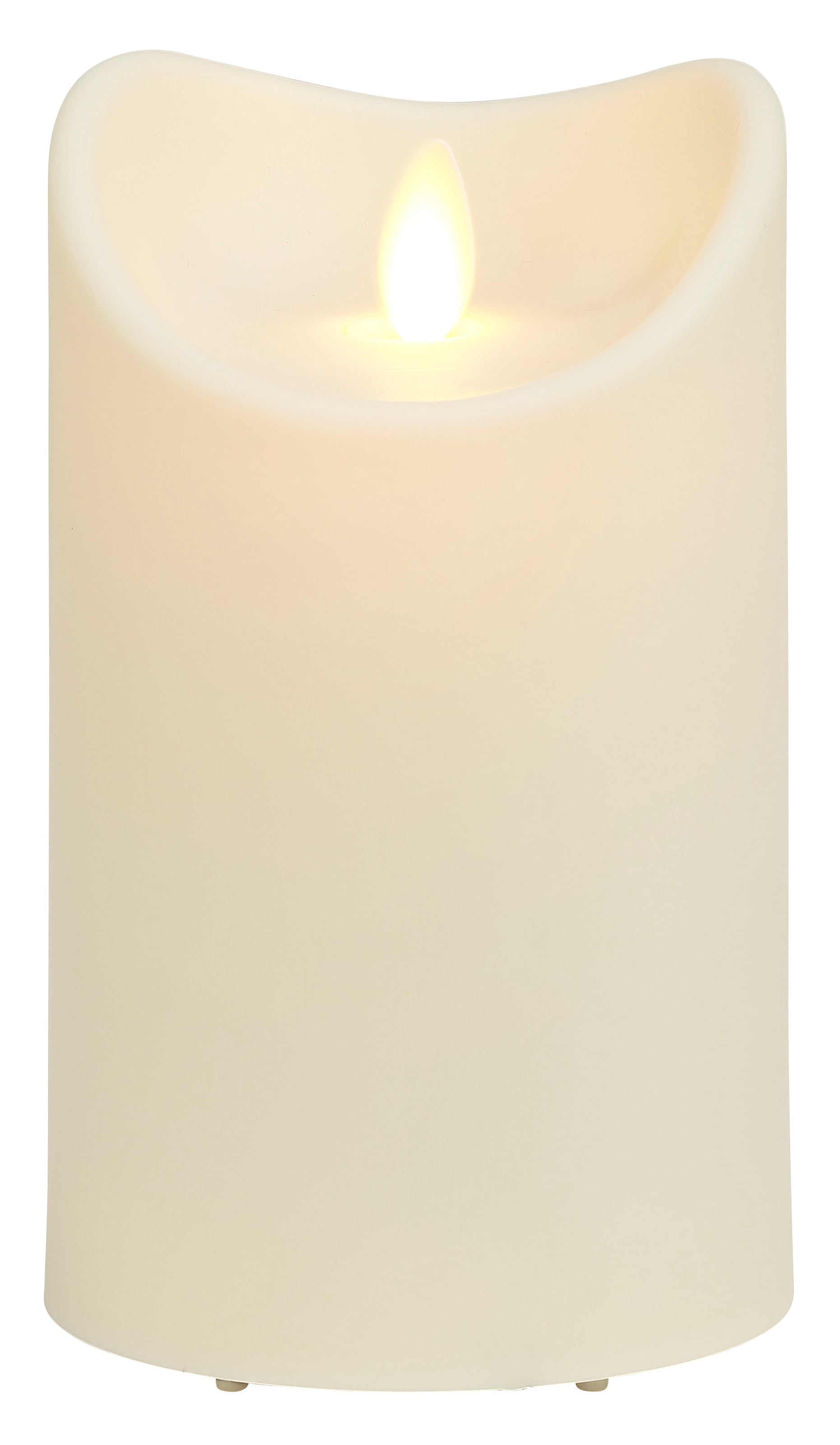 IC Home LED Dekolicht »LED-Kerze für aussen, Weihnachtsdeko«, mit beweglicher Flamme, Ø ca. 8,9 cm, LED-Outdoor Kerze