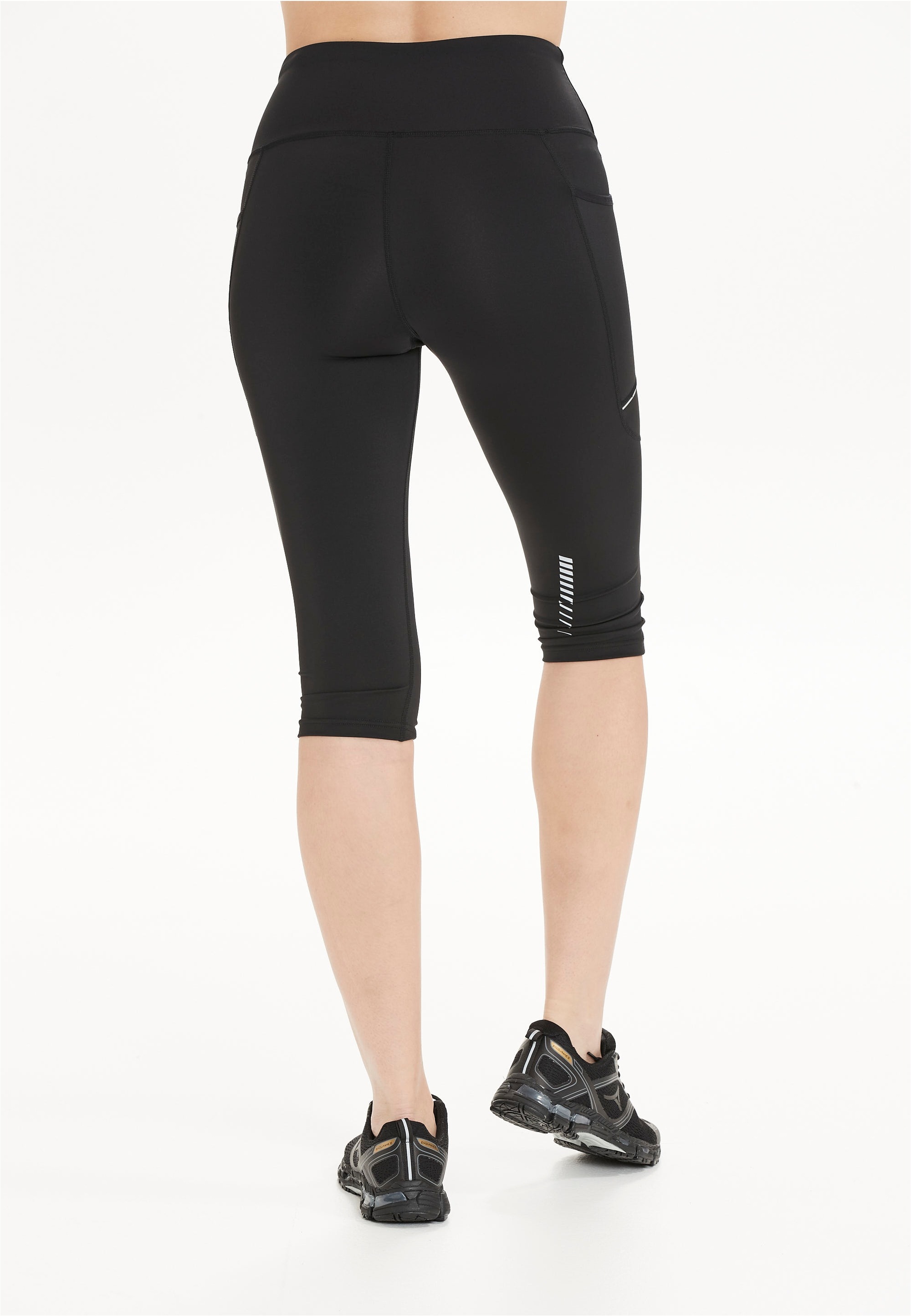 Endurance Energy 2 Women's 3/4 Running Tights Black Size 36 2