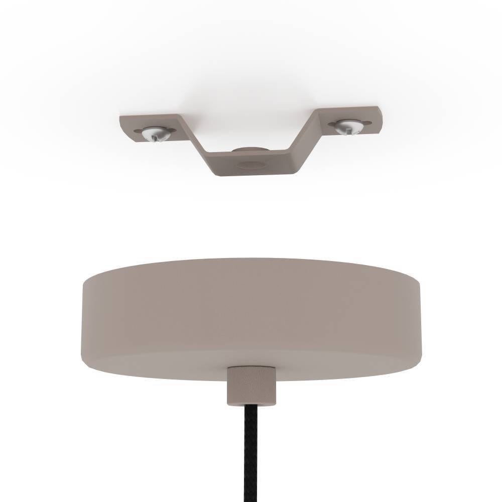 EGLO Hängeleuchte »COMINIO«, 1 flammig, Leuchtmittel E27 | ohne Leuchtmittel, Pendellampe, satiniertem Glas, Metall in Taupe, E27 Fassung, Ø 18,5 cm