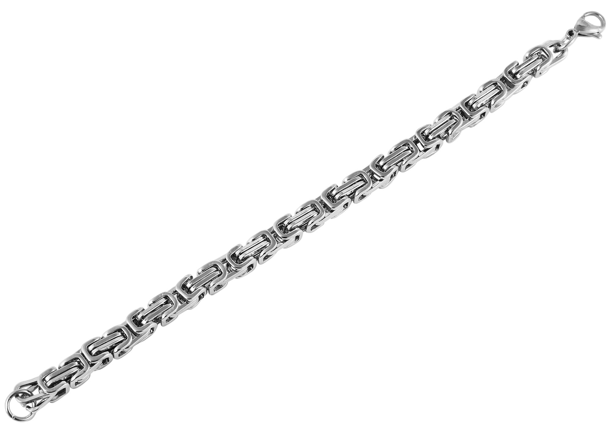 Adelia´s Gliederarmband »Unisex Armband – Gliederarmband aus Edelstahl 22 cm« Ein Geschenk, das Freude macht