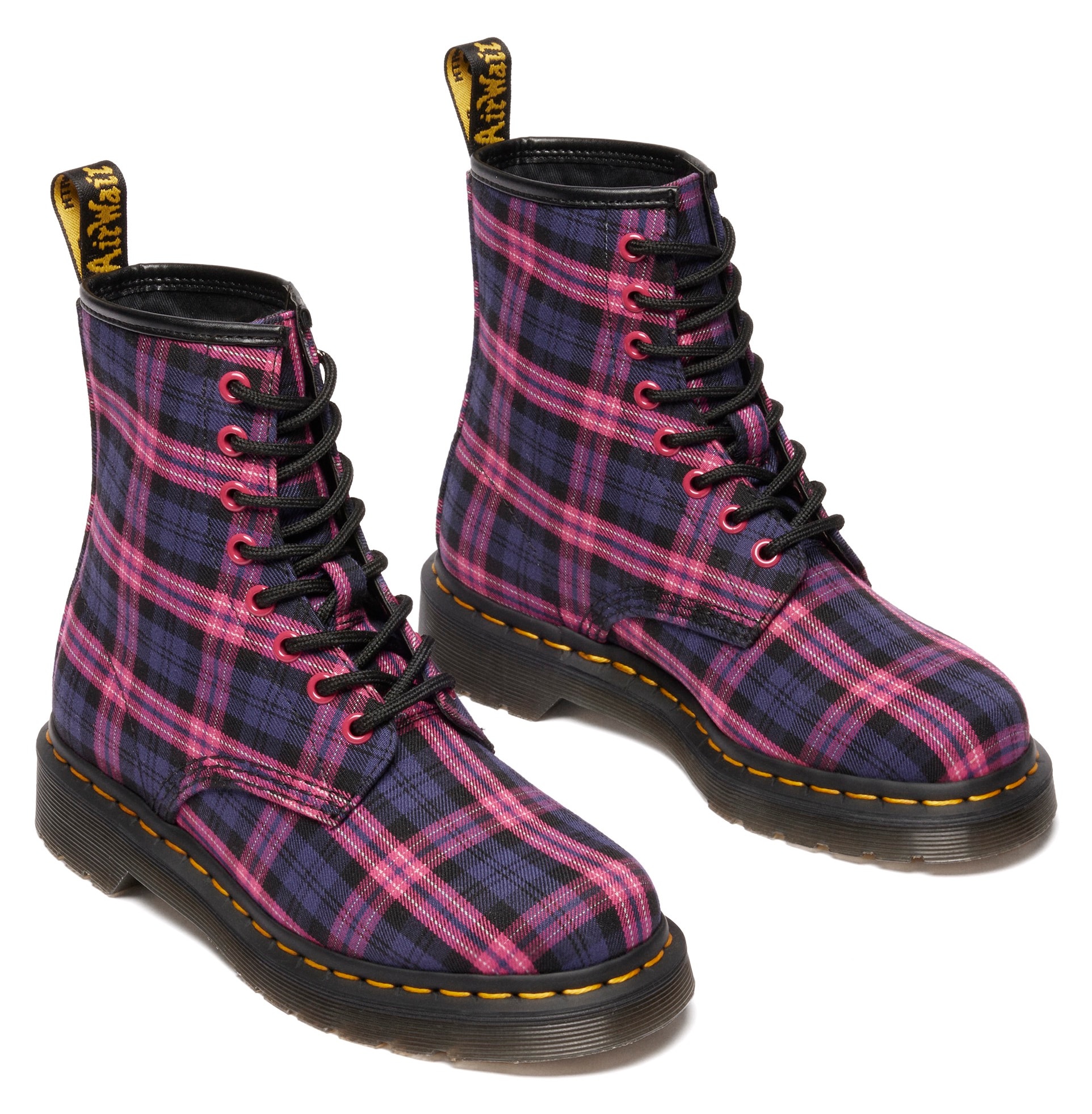DR. MARTENS Schnürstiefelette "1460 8 Eye Boot", Festival, Blockabsatz, Sch günstig online kaufen